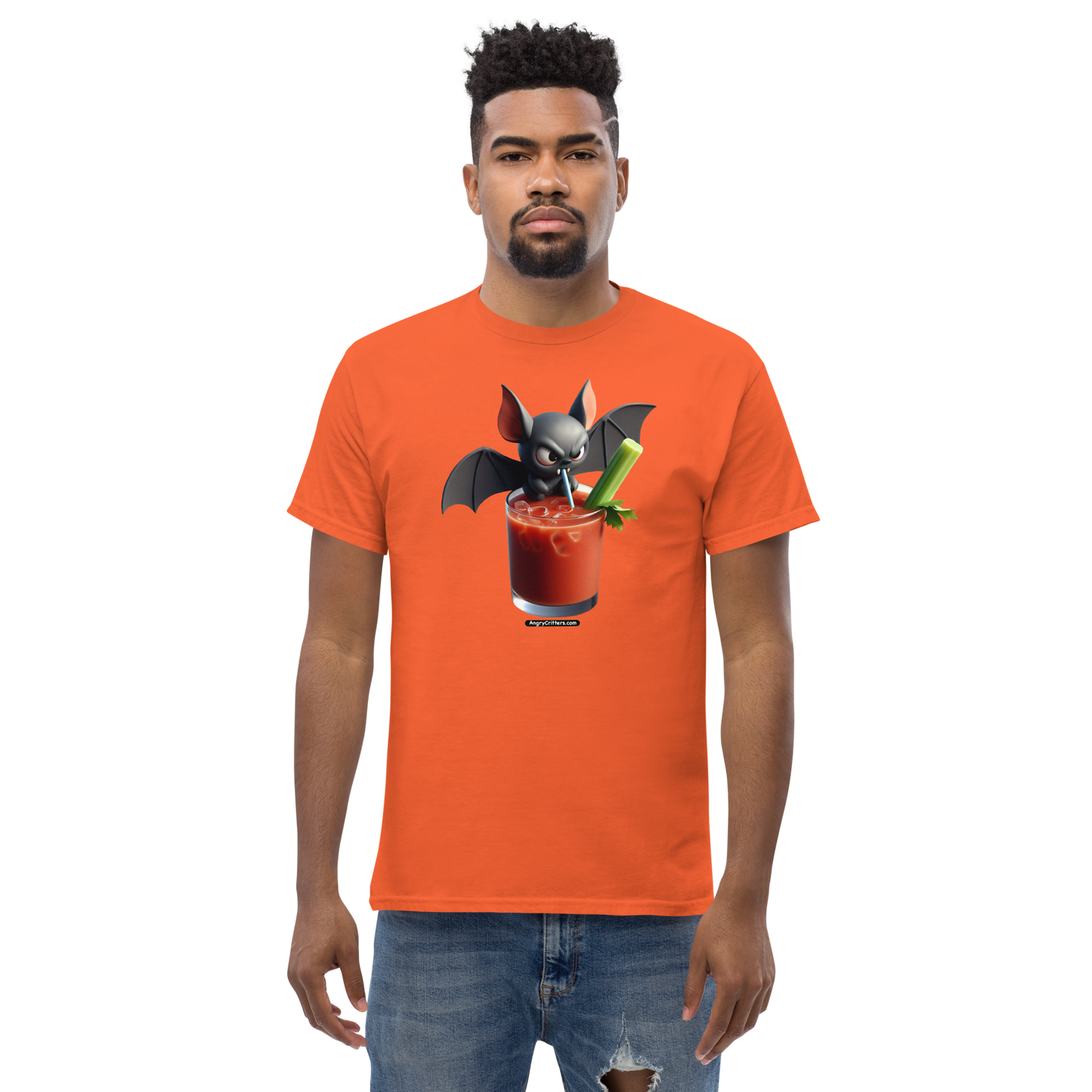 Angry Critters - Bat with Bloody Mary, Unisex classic tee