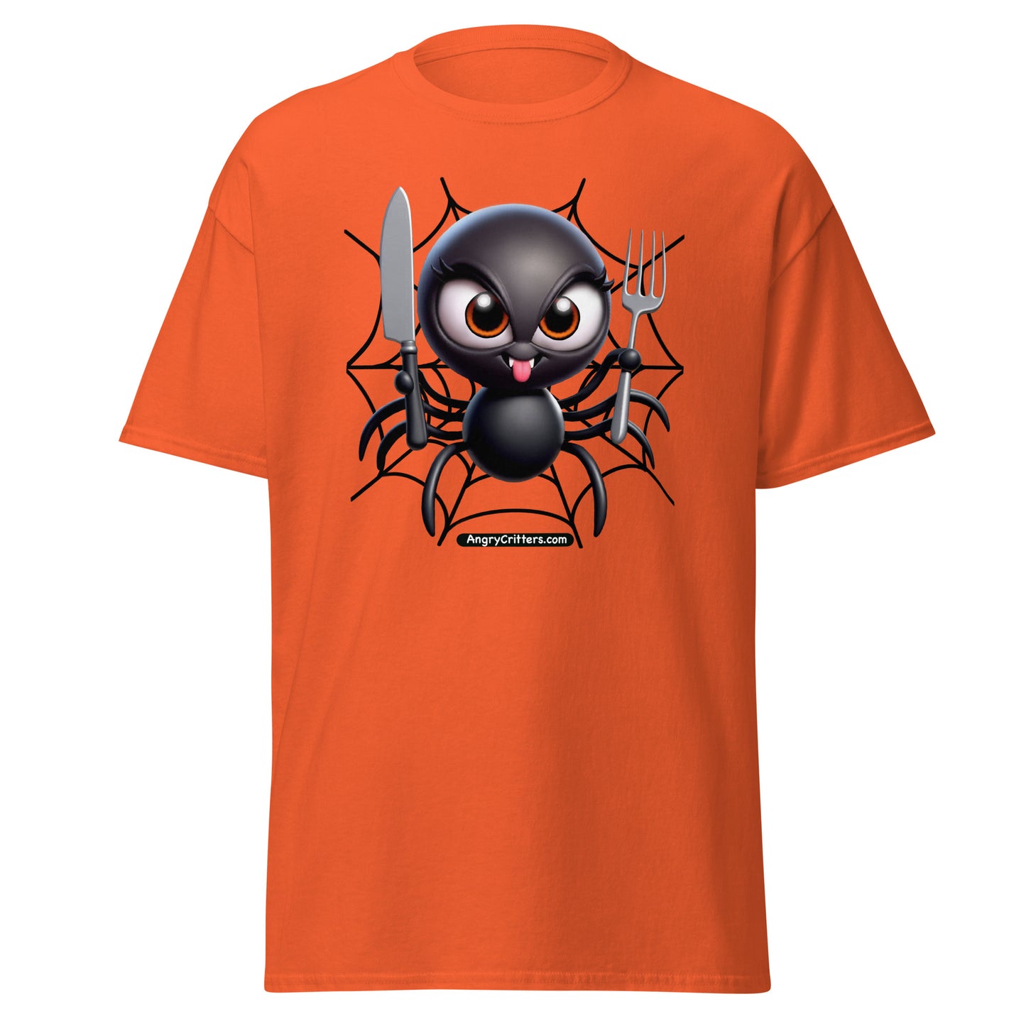 Angry Critters - Black Widow Spider, Unisex classic tee