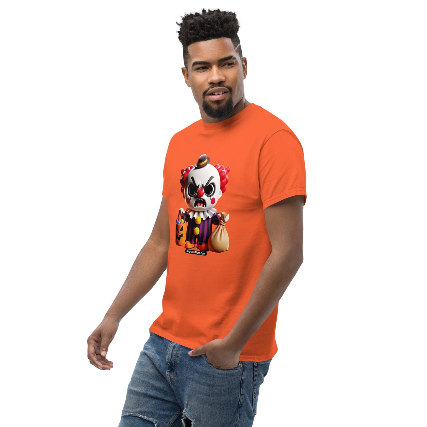 Angry Critters - Halloween Clown Red, Unisex classic tee