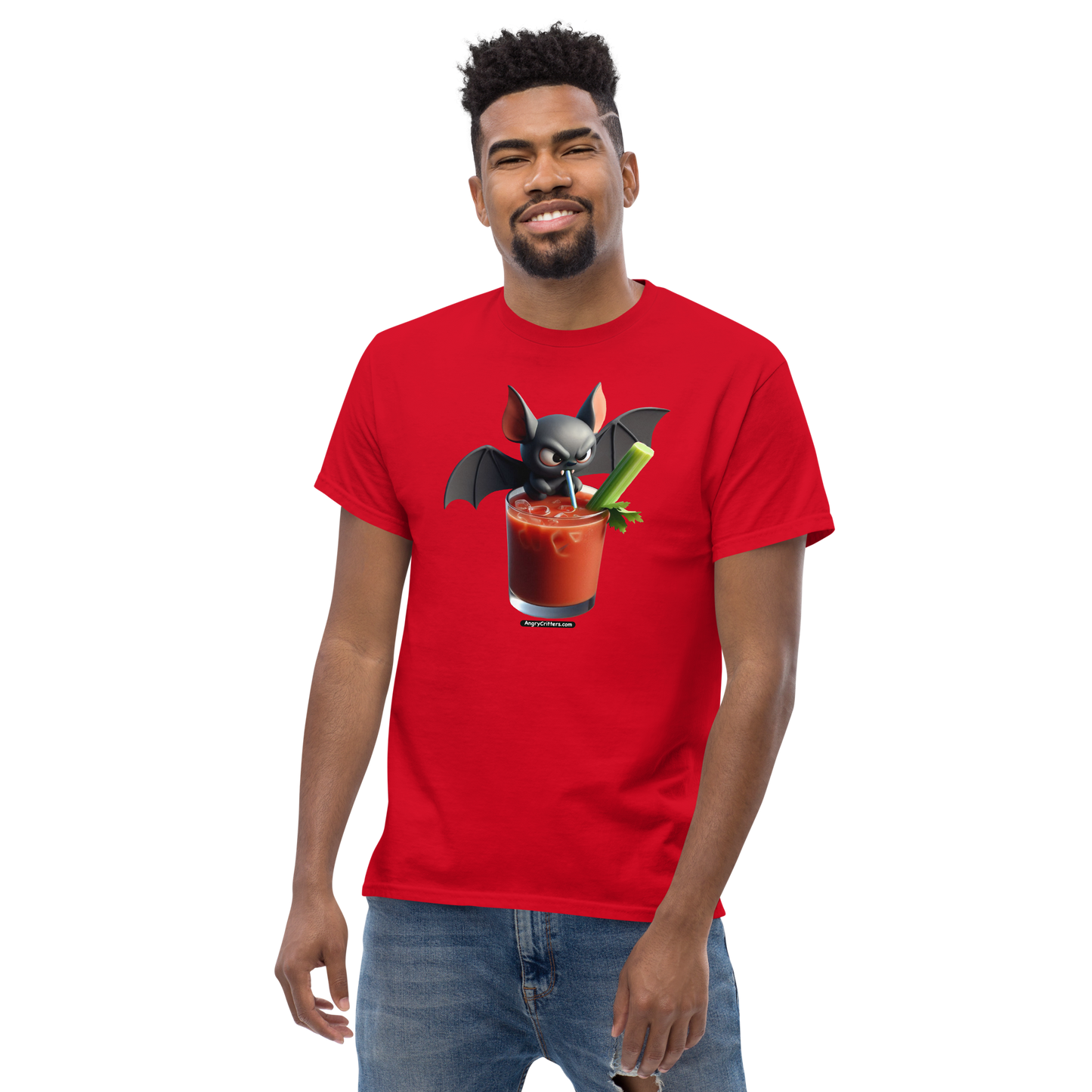 Angry Critters - Bat with Bloody Mary, Unisex classic tee