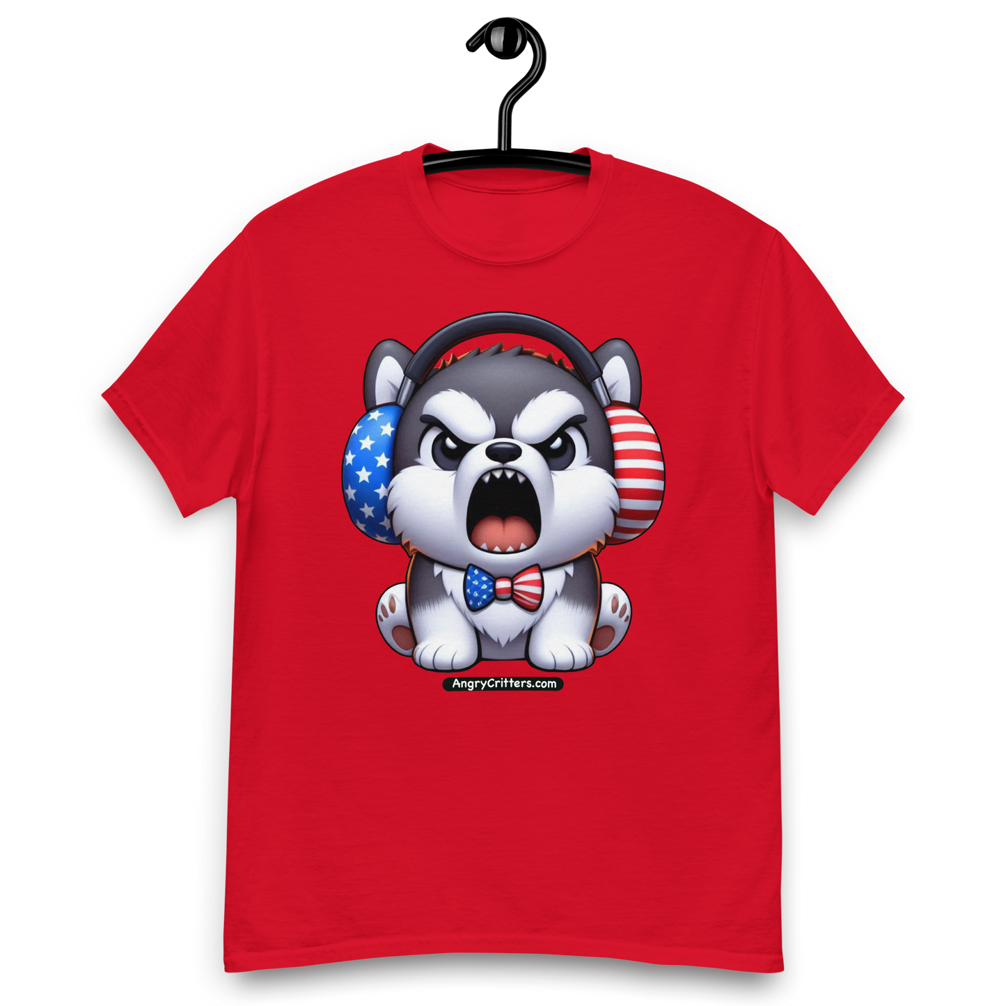 Angry Critters - American Husky, Unisex classic tee