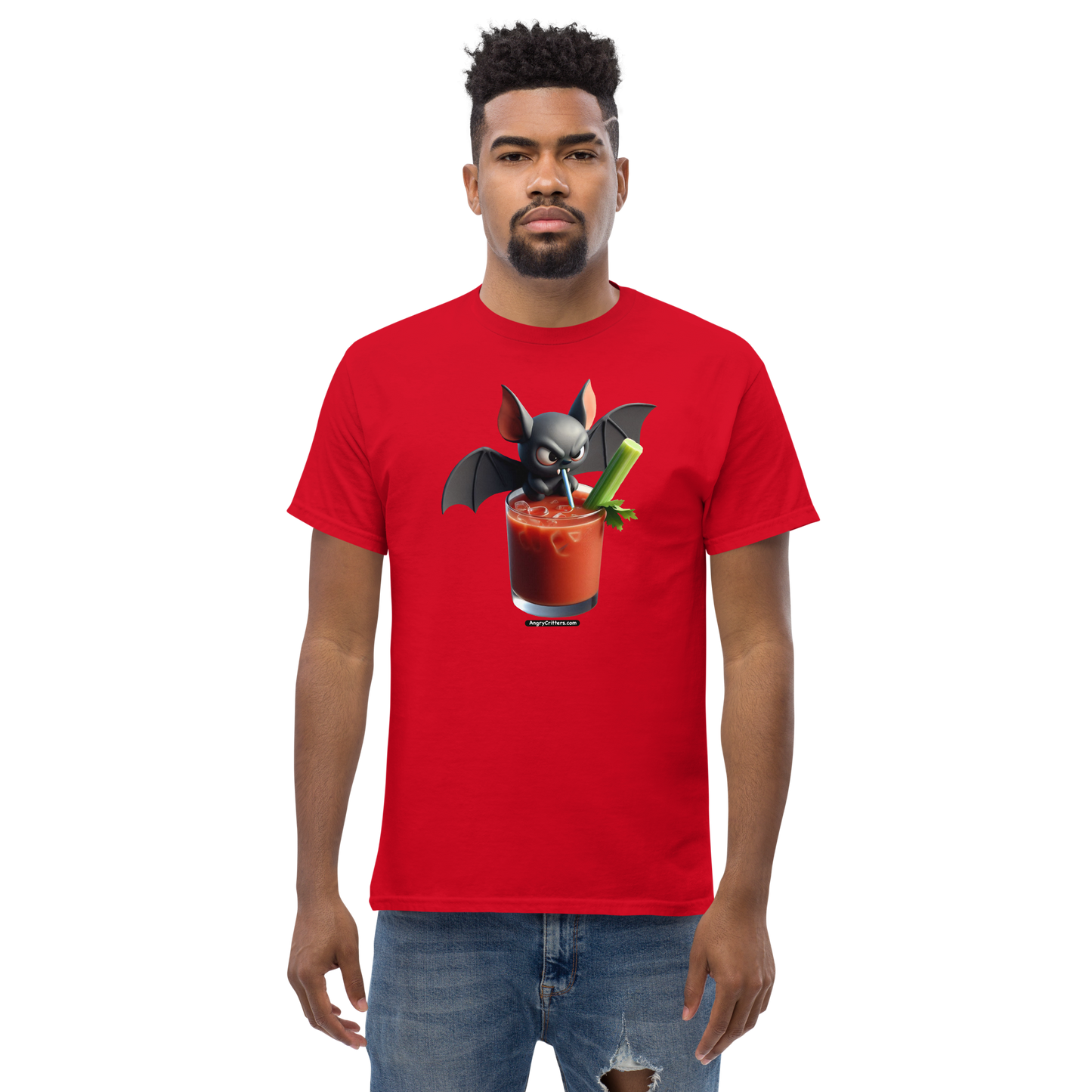 Angry Critters - Bat with Bloody Mary, Unisex classic tee