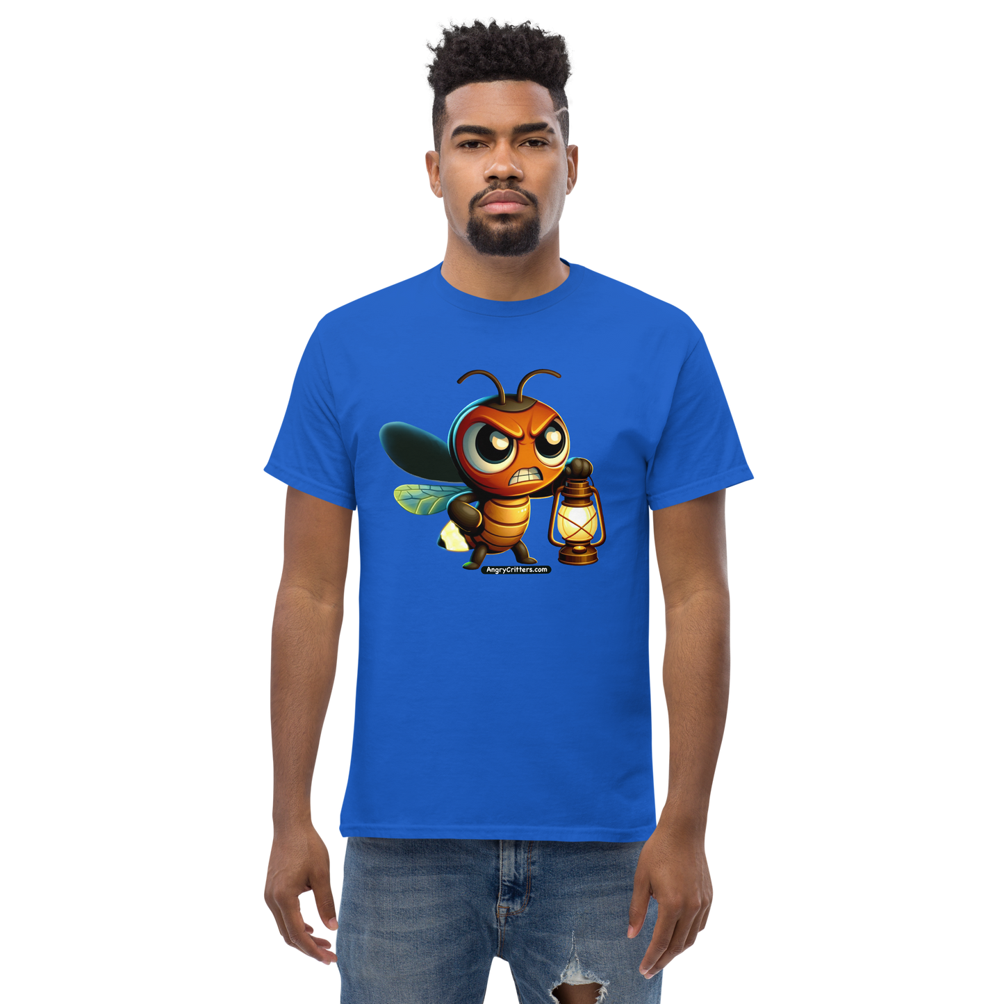 Angry Critters - Firefly with Lamp, Unisex classic tee