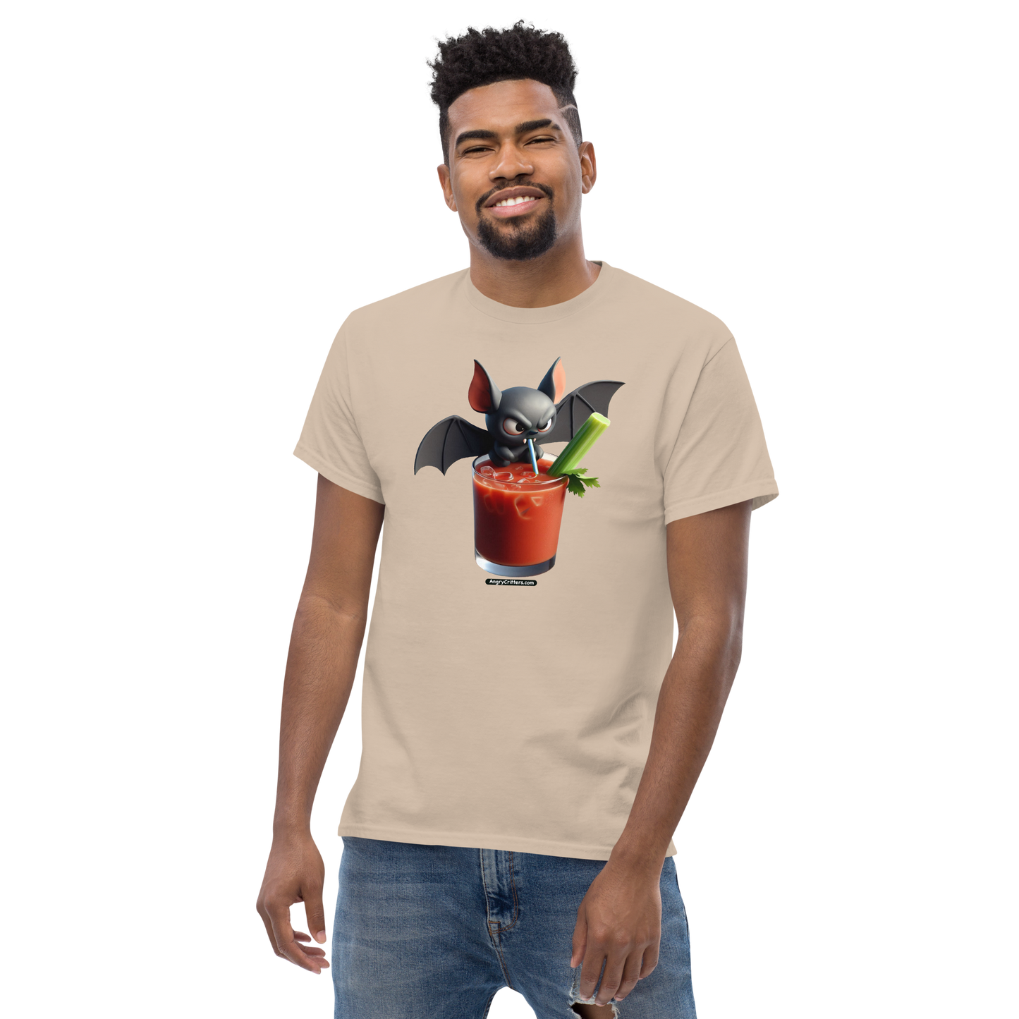 Angry Critters - Bat with Bloody Mary, Unisex classic tee