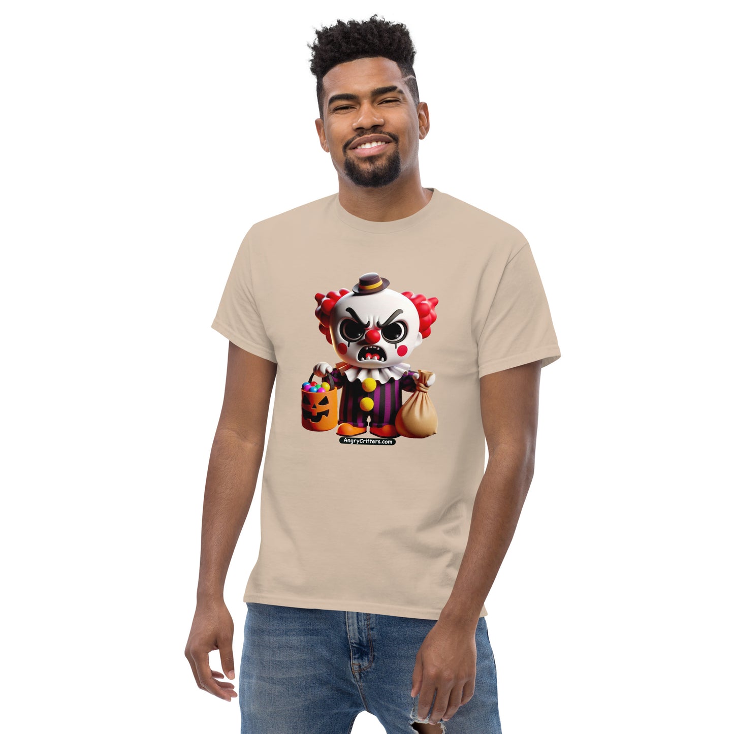 Angry Critters - Halloween Clown Red, Unisex classic tee