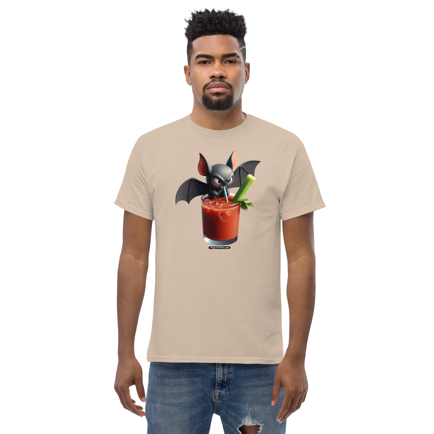 Angry Critters - Bat with Bloody Mary, Unisex classic tee