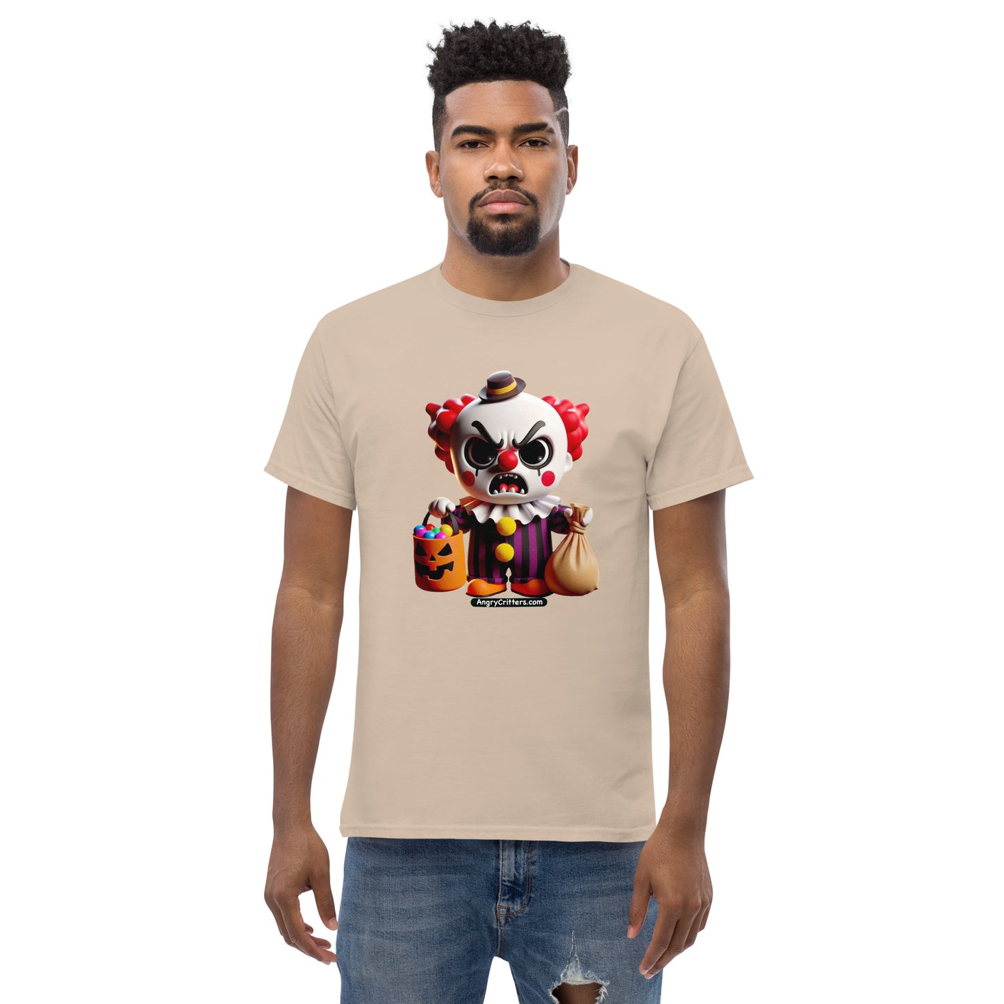 Angry Critters - Halloween Clown Red, Unisex classic tee