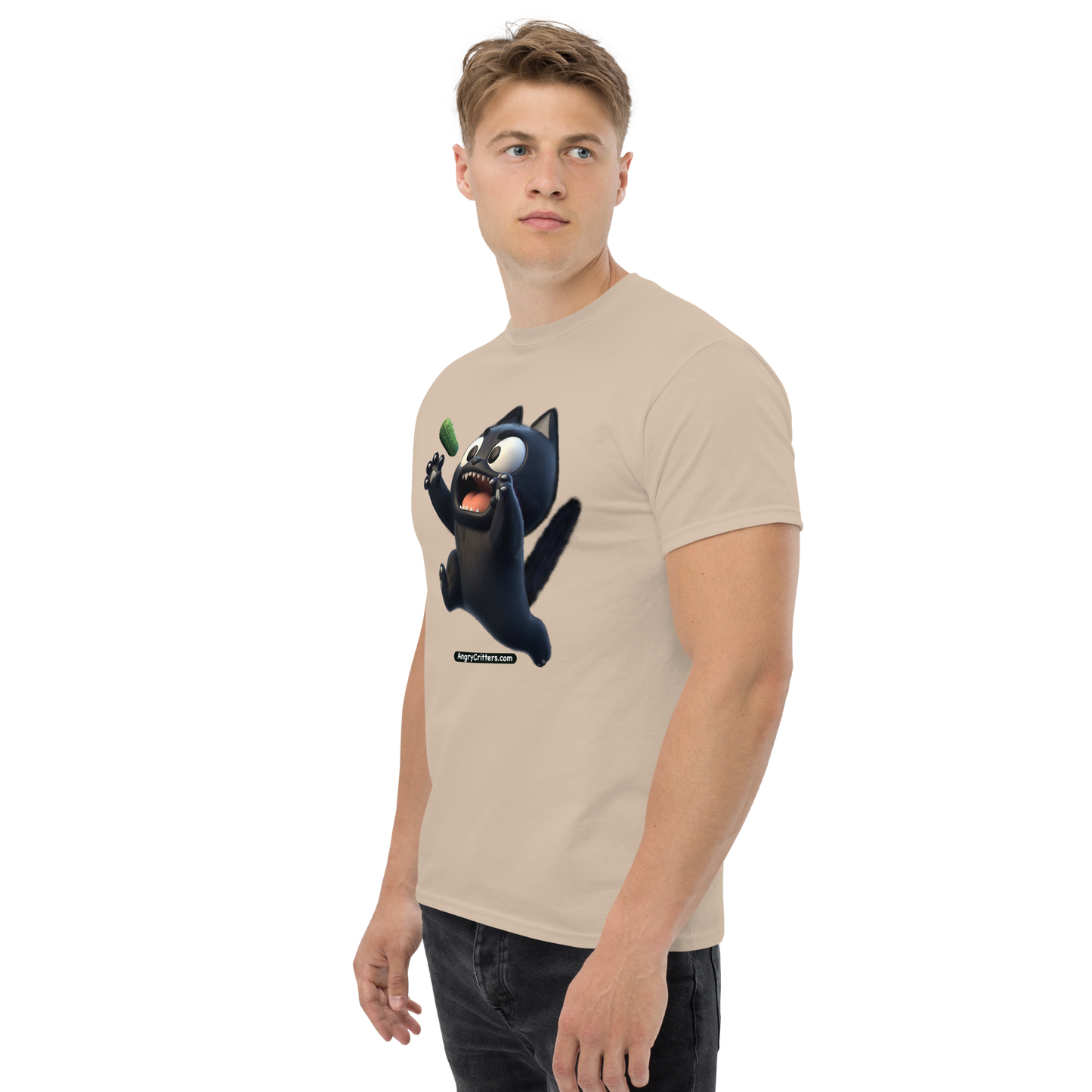 Angry Critters - Black Cat Scare, Unisex classic tee