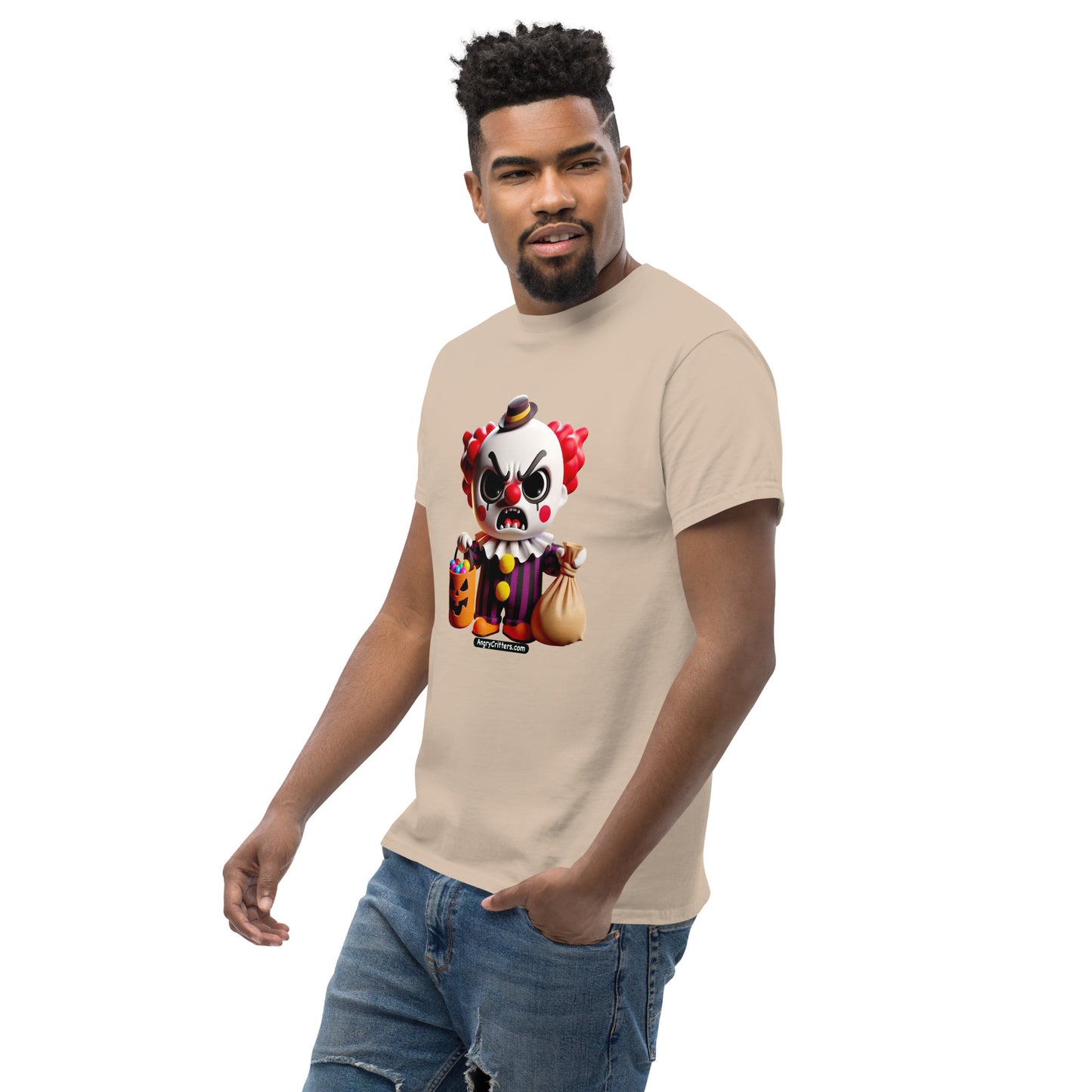 Angry Critters - Halloween Clown Red, Unisex classic tee