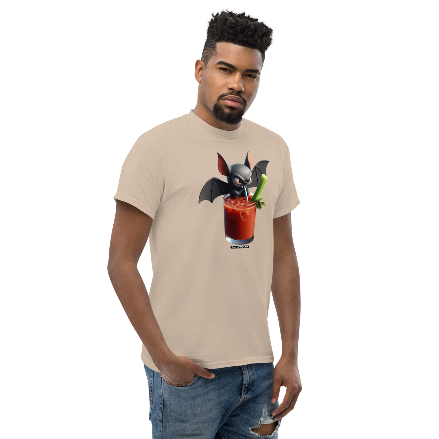 Angry Critters - Bat with Bloody Mary, Unisex classic tee