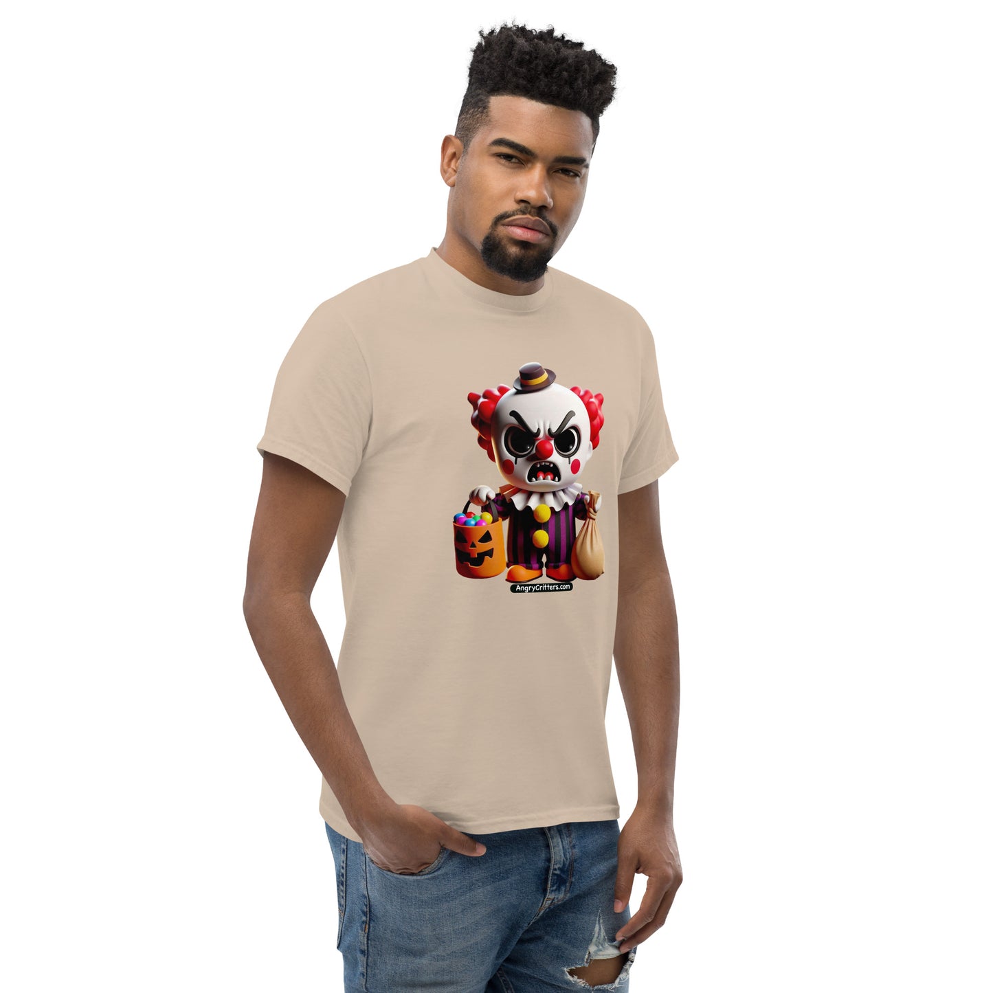 Angry Critters - Halloween Clown Red, Unisex classic tee