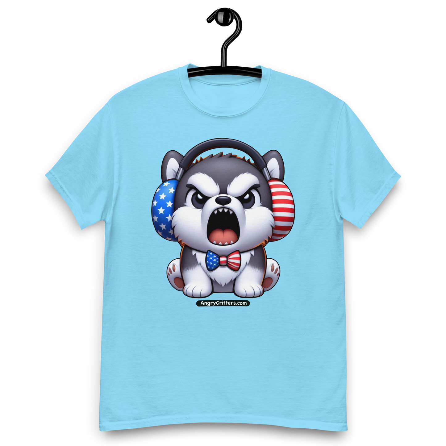 Angry Critters - American Husky, Unisex classic tee