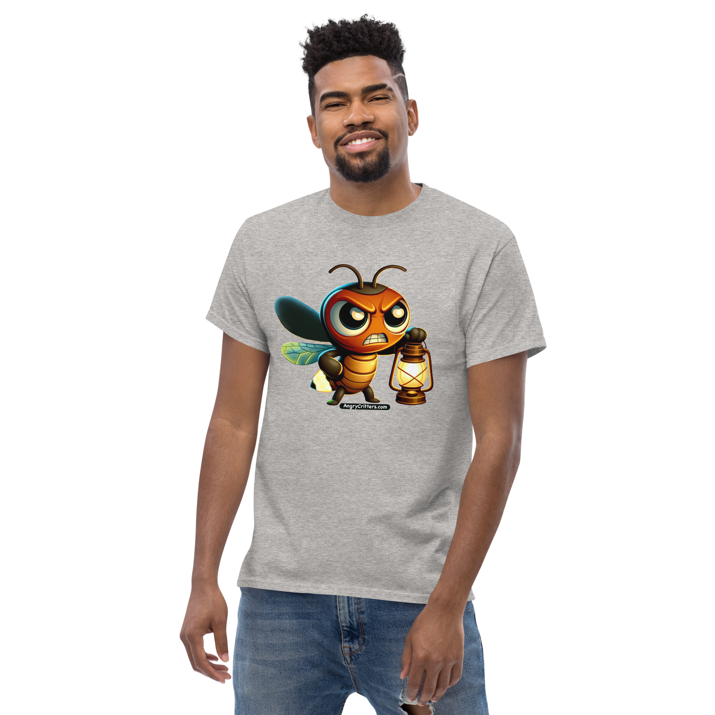 Angry Critters - Firefly with Lamp, Unisex classic tee