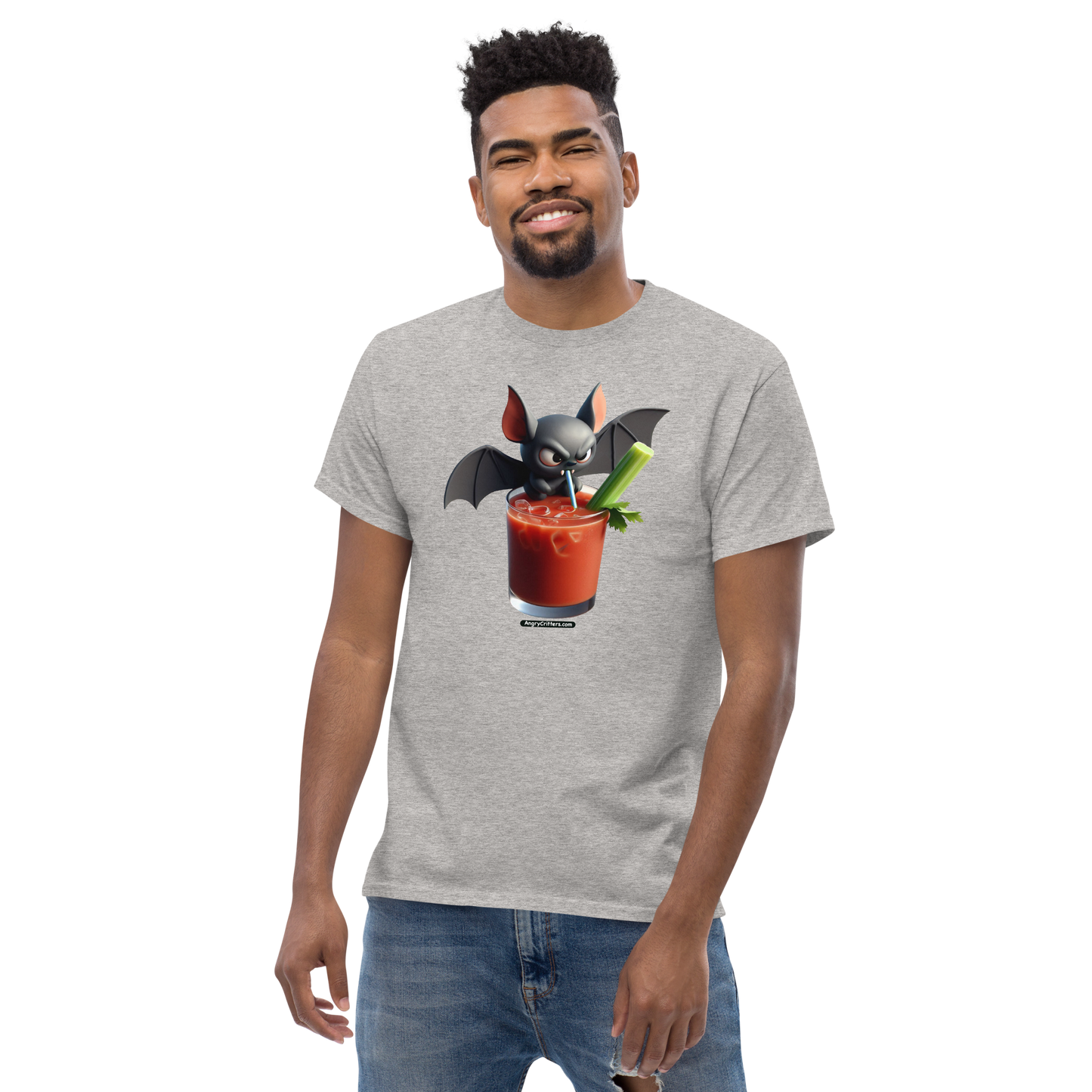 Angry Critters - Bat with Bloody Mary, Unisex classic tee