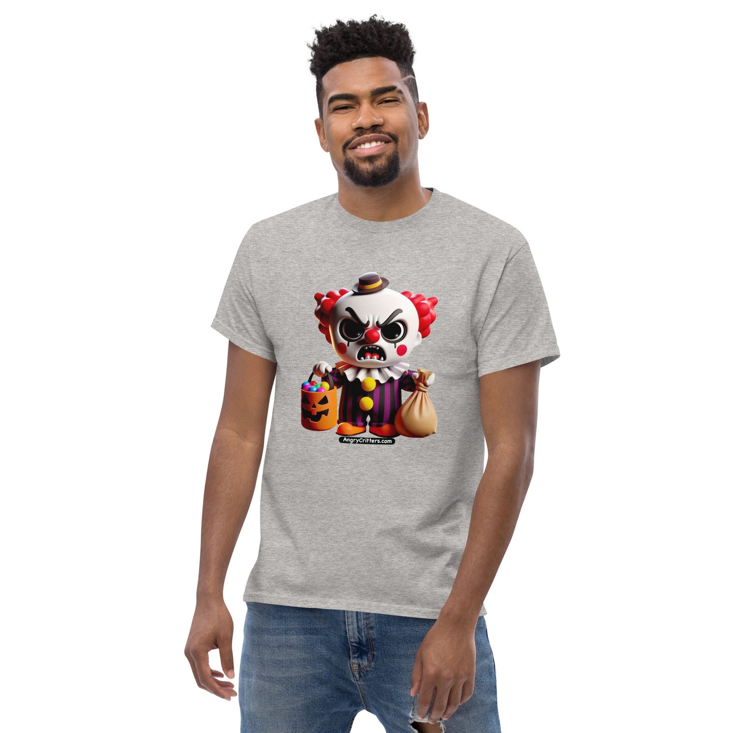 Angry Critters - Halloween Clown Red, Unisex classic tee