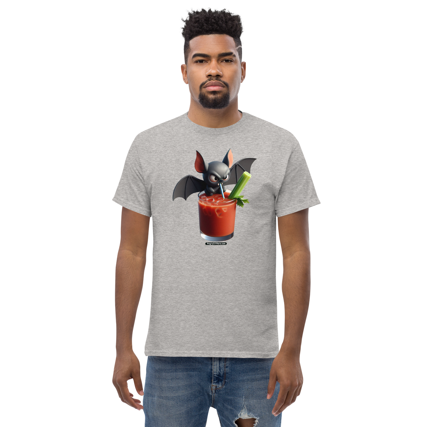 Angry Critters - Bat with Bloody Mary, Unisex classic tee