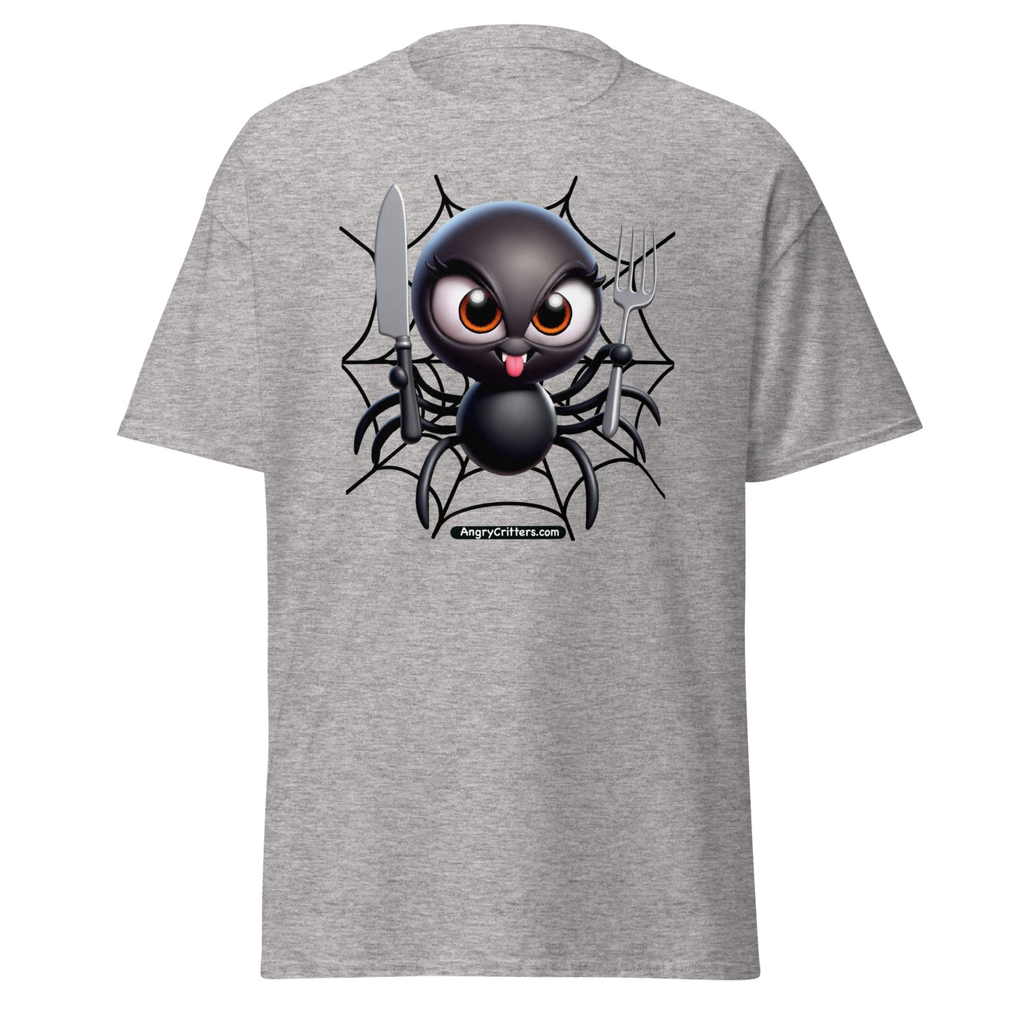 Angry Critters - Black Widow Spider, Unisex classic tee