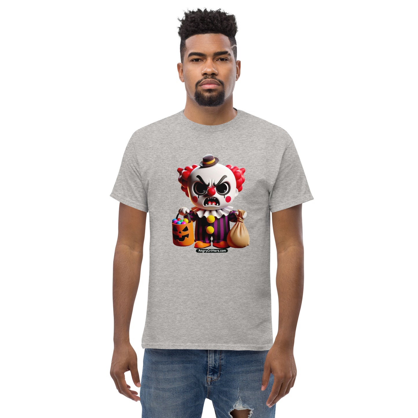 Angry Critters - Halloween Clown Red, Unisex classic tee