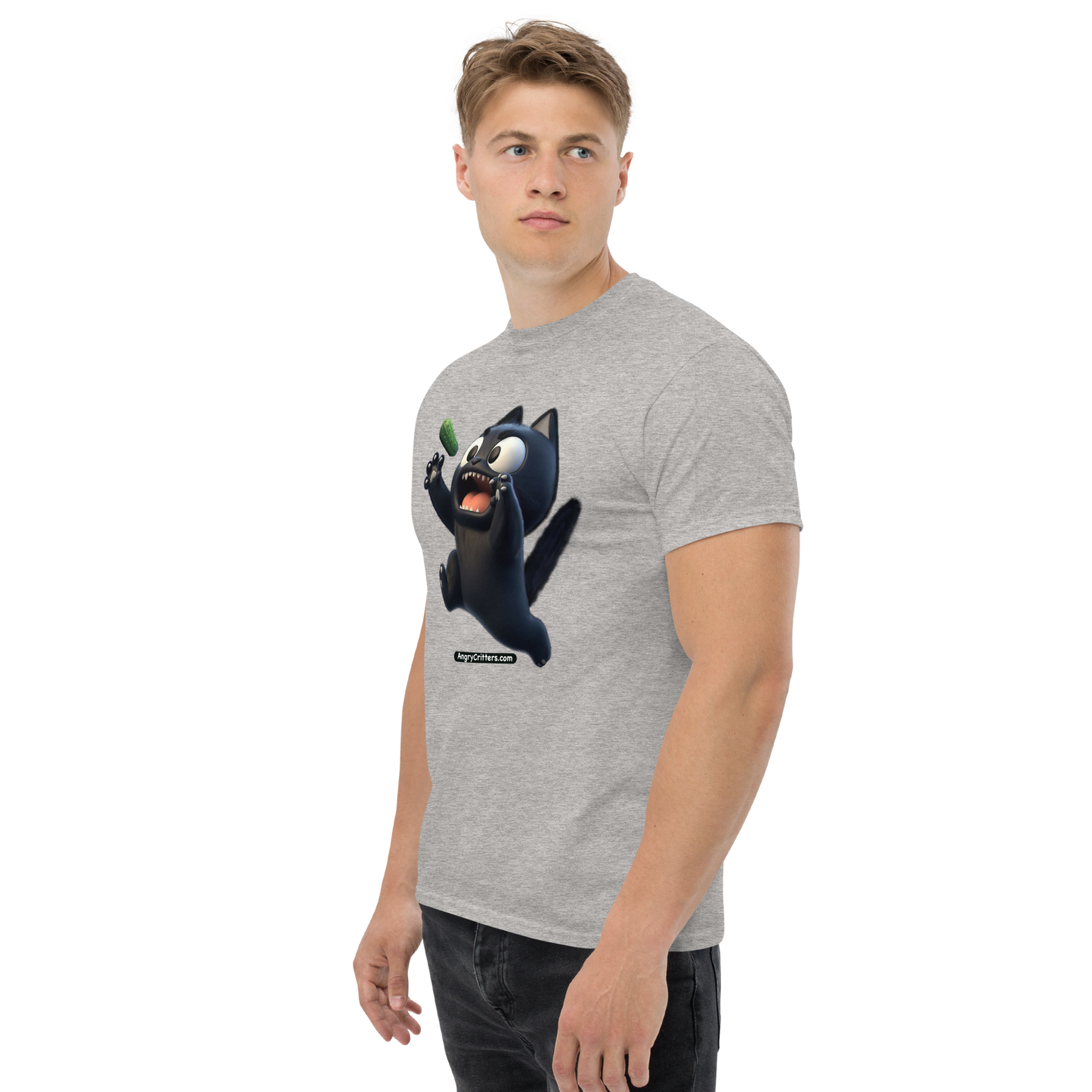 Angry Critters - Black Cat Scare, Unisex classic tee