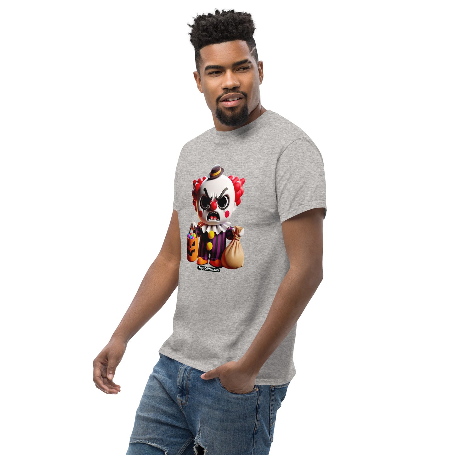 Angry Critters - Halloween Clown Red, Unisex classic tee