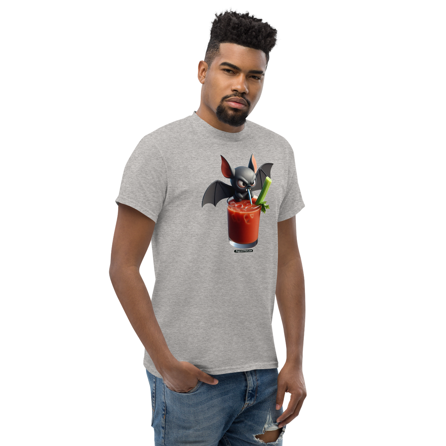 Angry Critters - Bat with Bloody Mary, Unisex classic tee