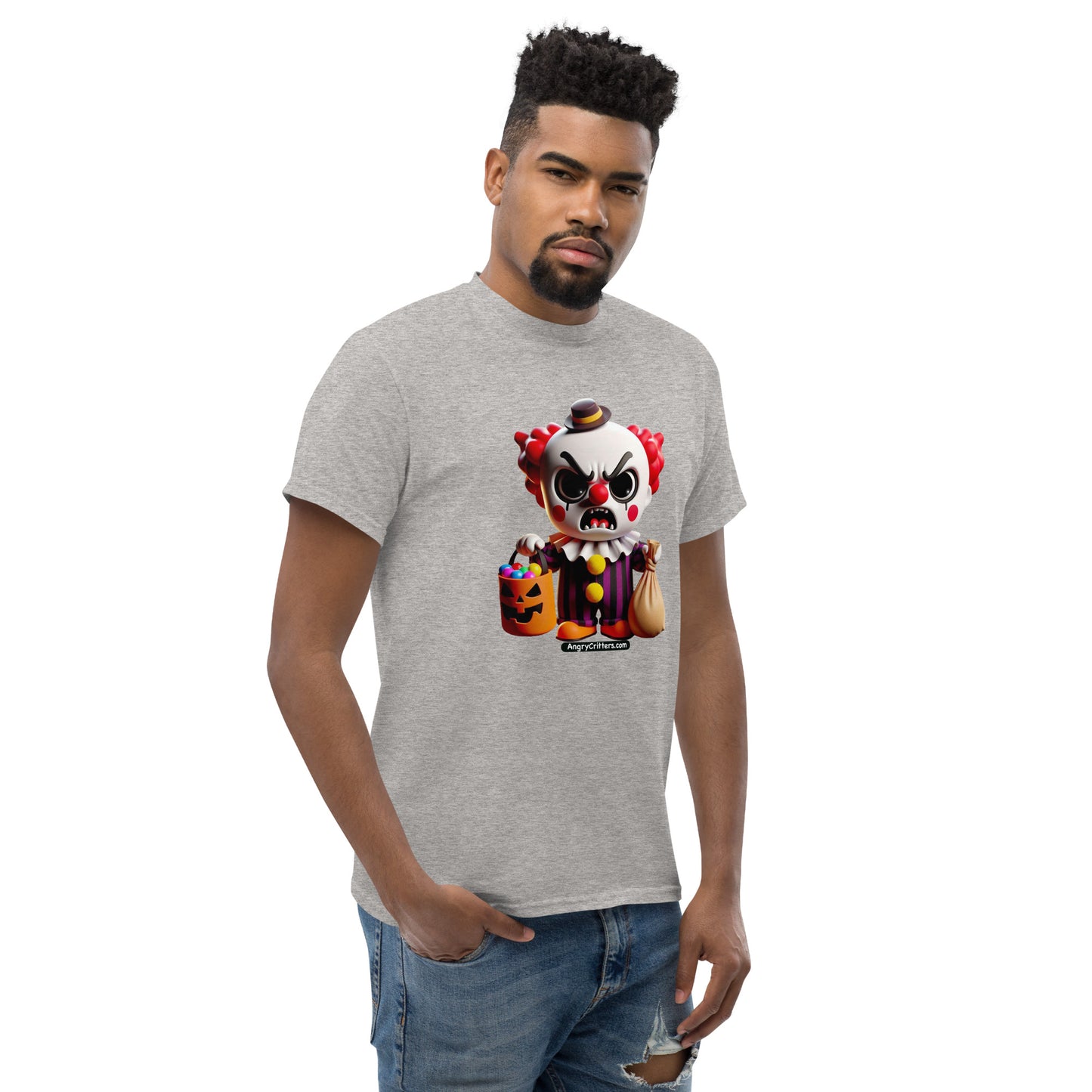 Angry Critters - Halloween Clown Red, Unisex classic tee