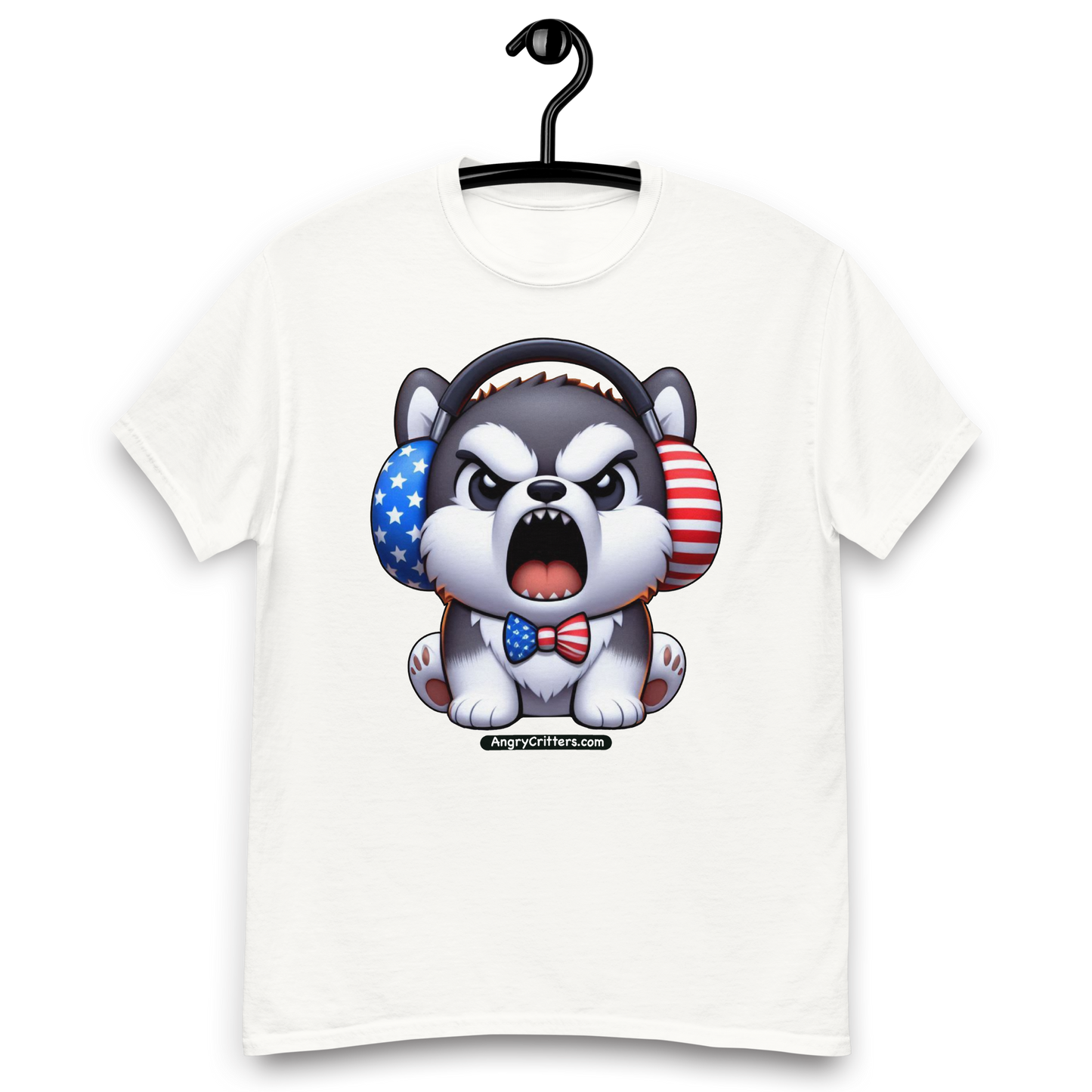 Angry Critters - American Husky, Unisex classic tee