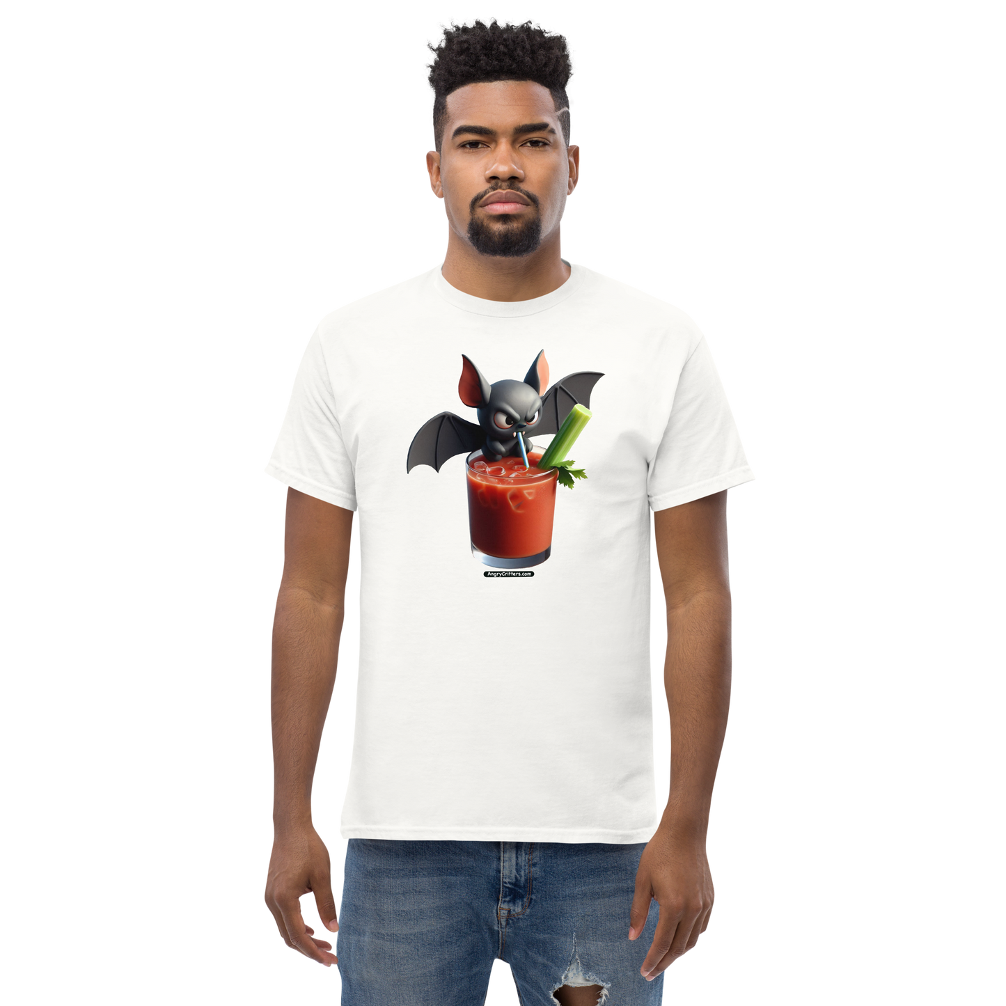 Angry Critters - Bat with Bloody Mary, Unisex classic tee