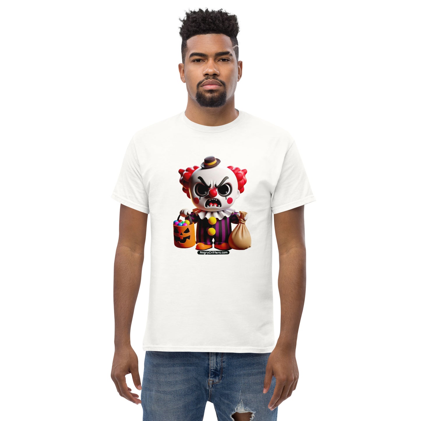 Angry Critters - Halloween Clown Red, Unisex classic tee