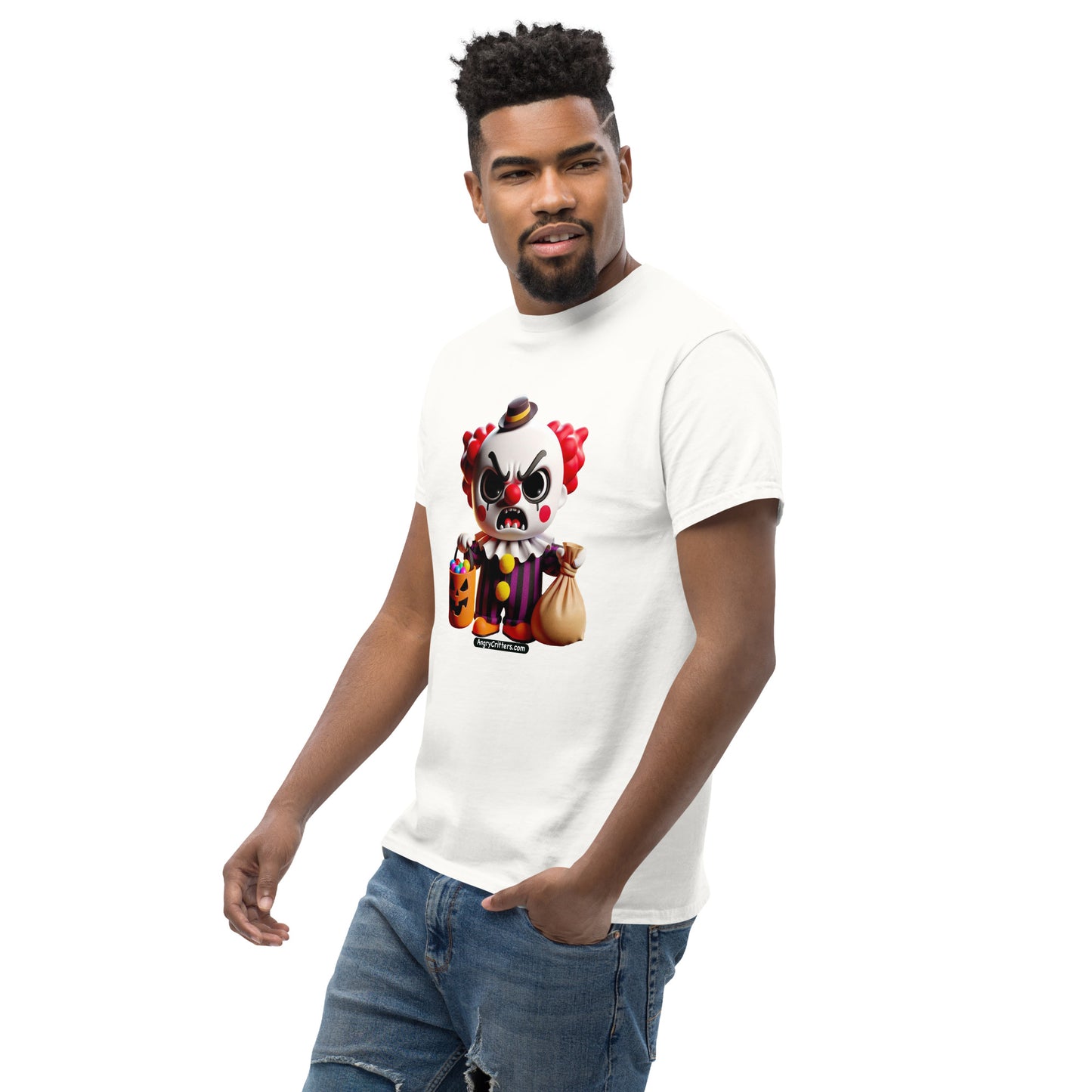 Angry Critters - Halloween Clown Red, Unisex classic tee