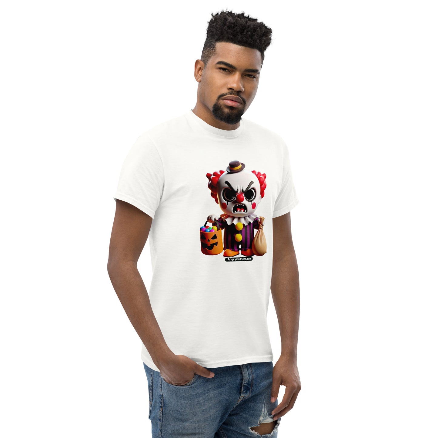 Angry Critters - Halloween Clown Red, Unisex classic tee