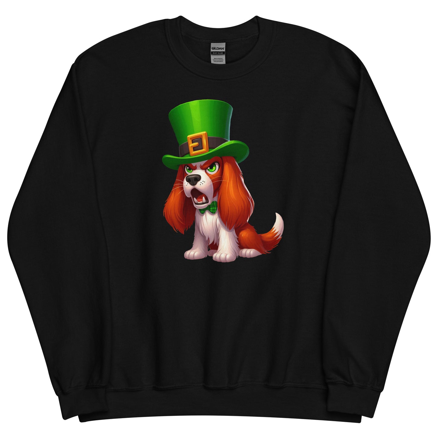 Angry Critters - Irish Setter St. Patrick’s Day, Unisex Sweatshirt