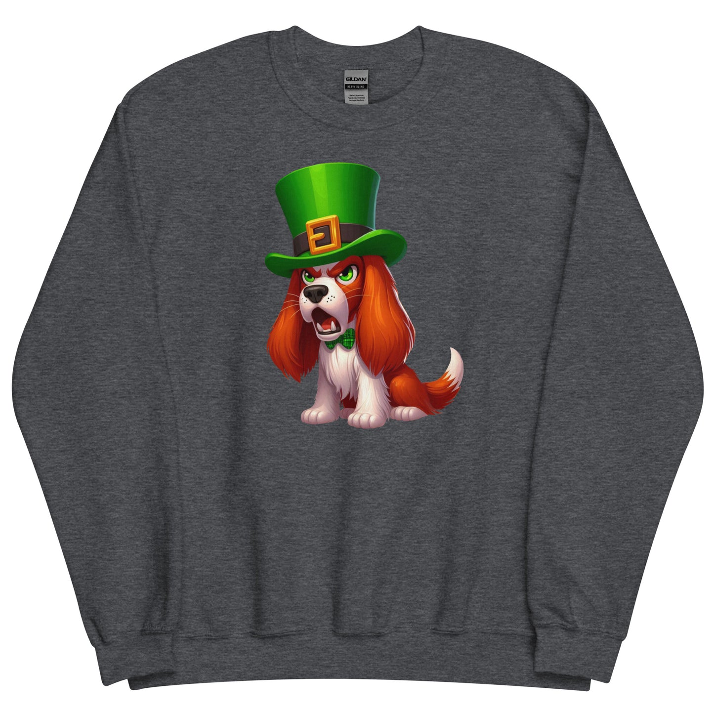 Angry Critters - Irish Setter St. Patrick’s Day, Unisex Sweatshirt