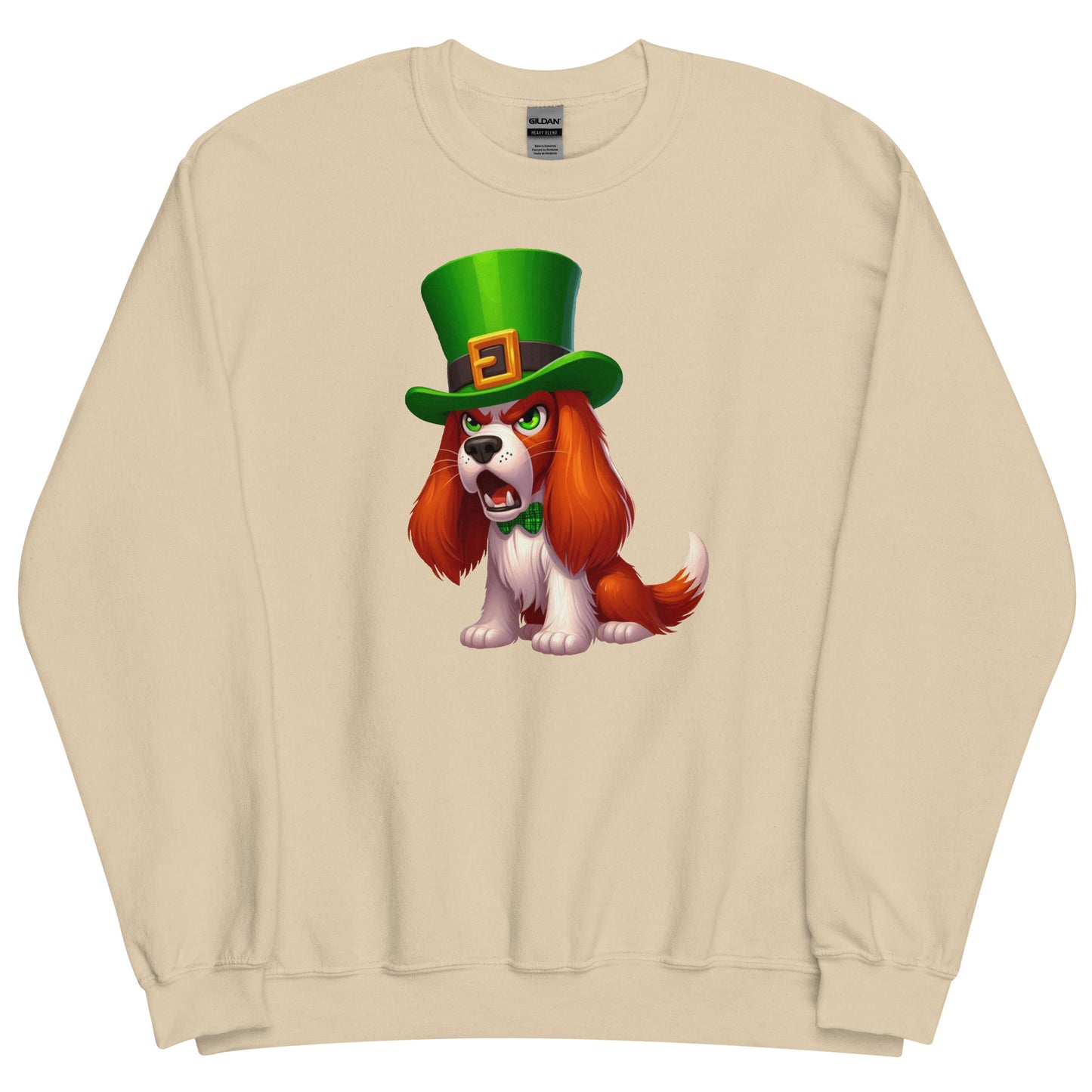 Angry Critters - Irish Setter St. Patrick’s Day, Unisex Sweatshirt