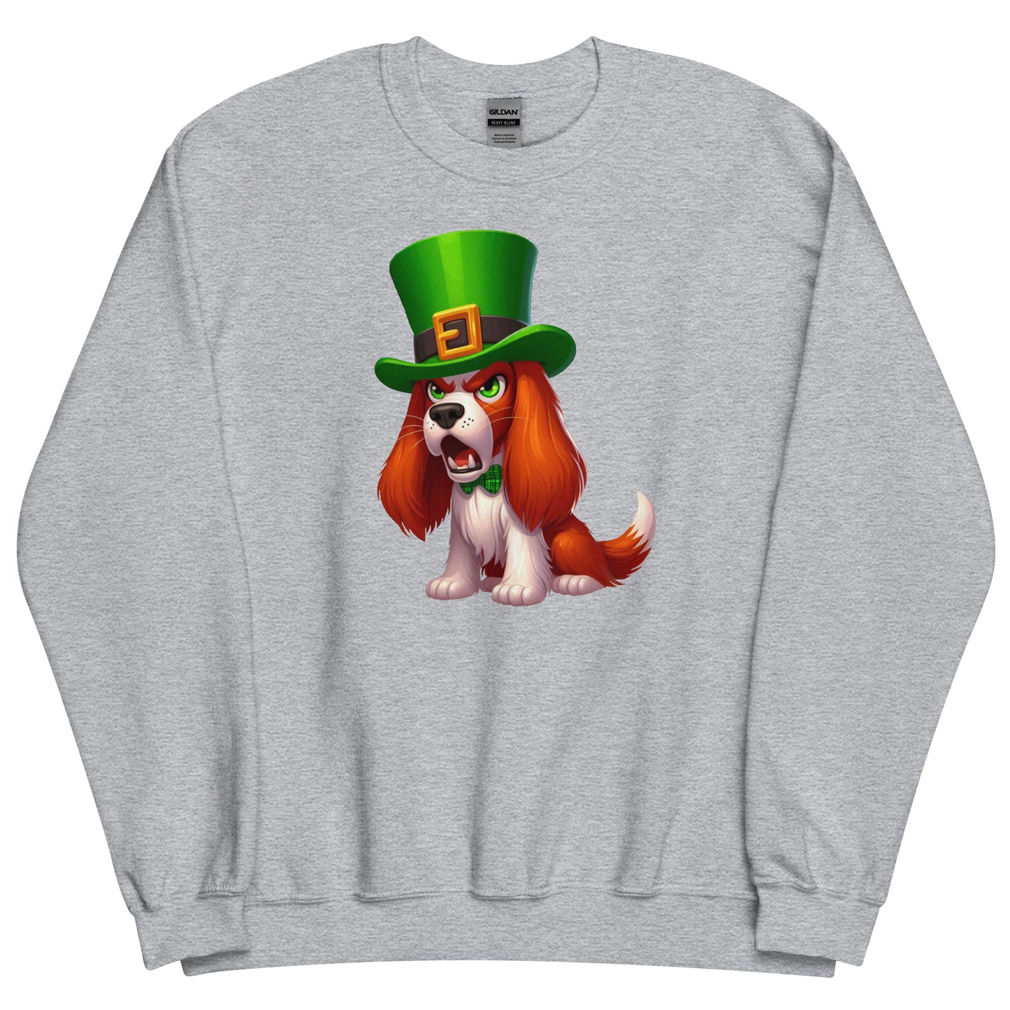 Angry Critters - Irish Setter St. Patrick’s Day, Unisex Sweatshirt