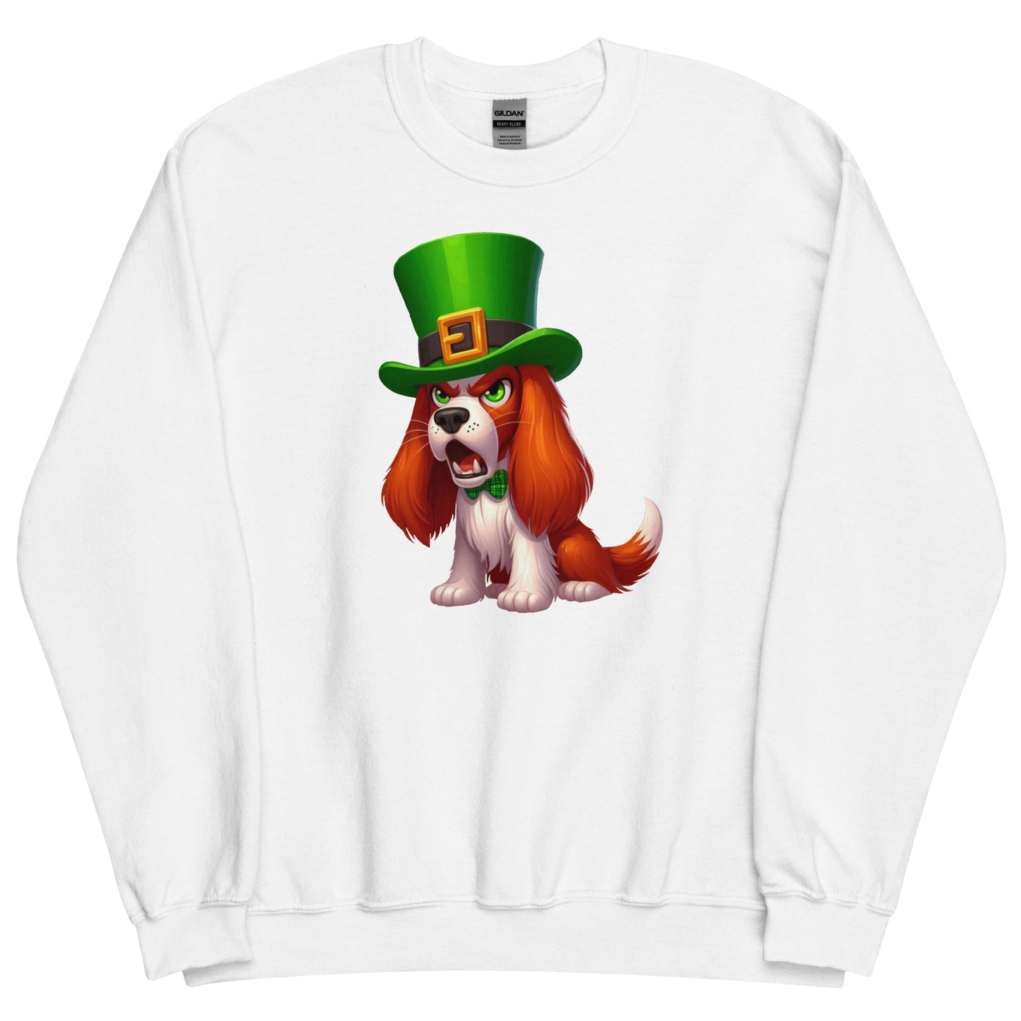 Angry Critters - Irish Setter St. Patrick’s Day, Unisex Sweatshirt