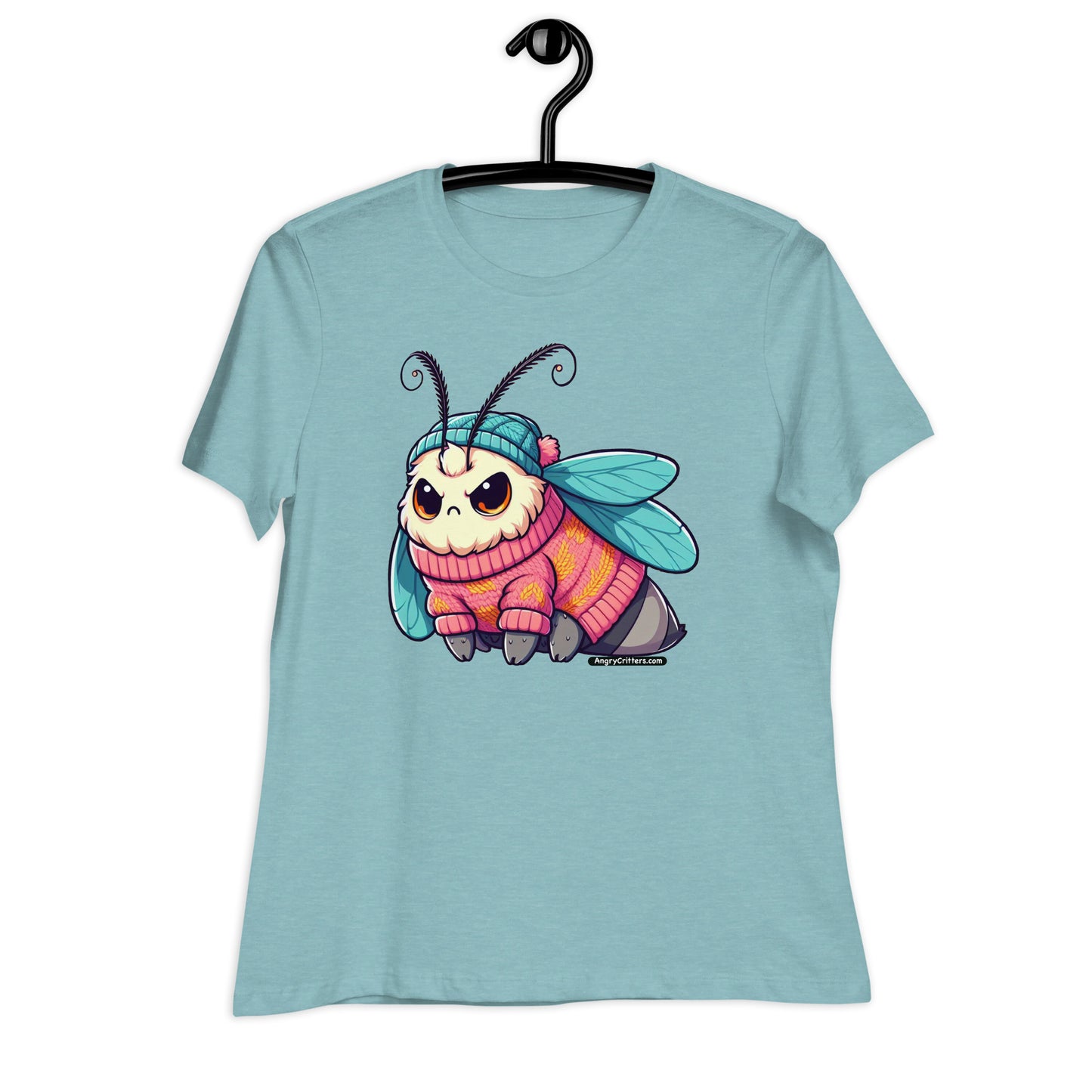 Angry Critters - Moth in a Sweater Women's Relaxed T-Shirt