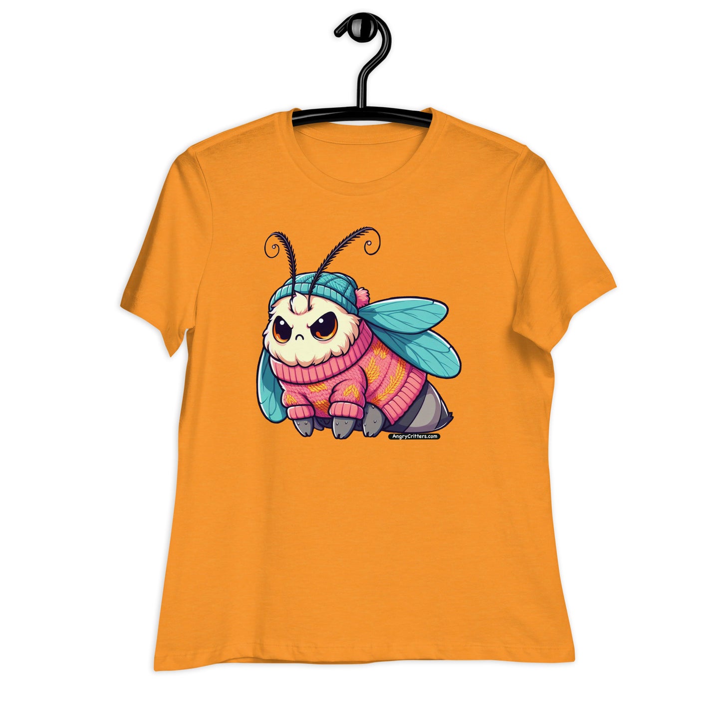 Angry Critters - Moth in a Sweater Women's Relaxed T-Shirt