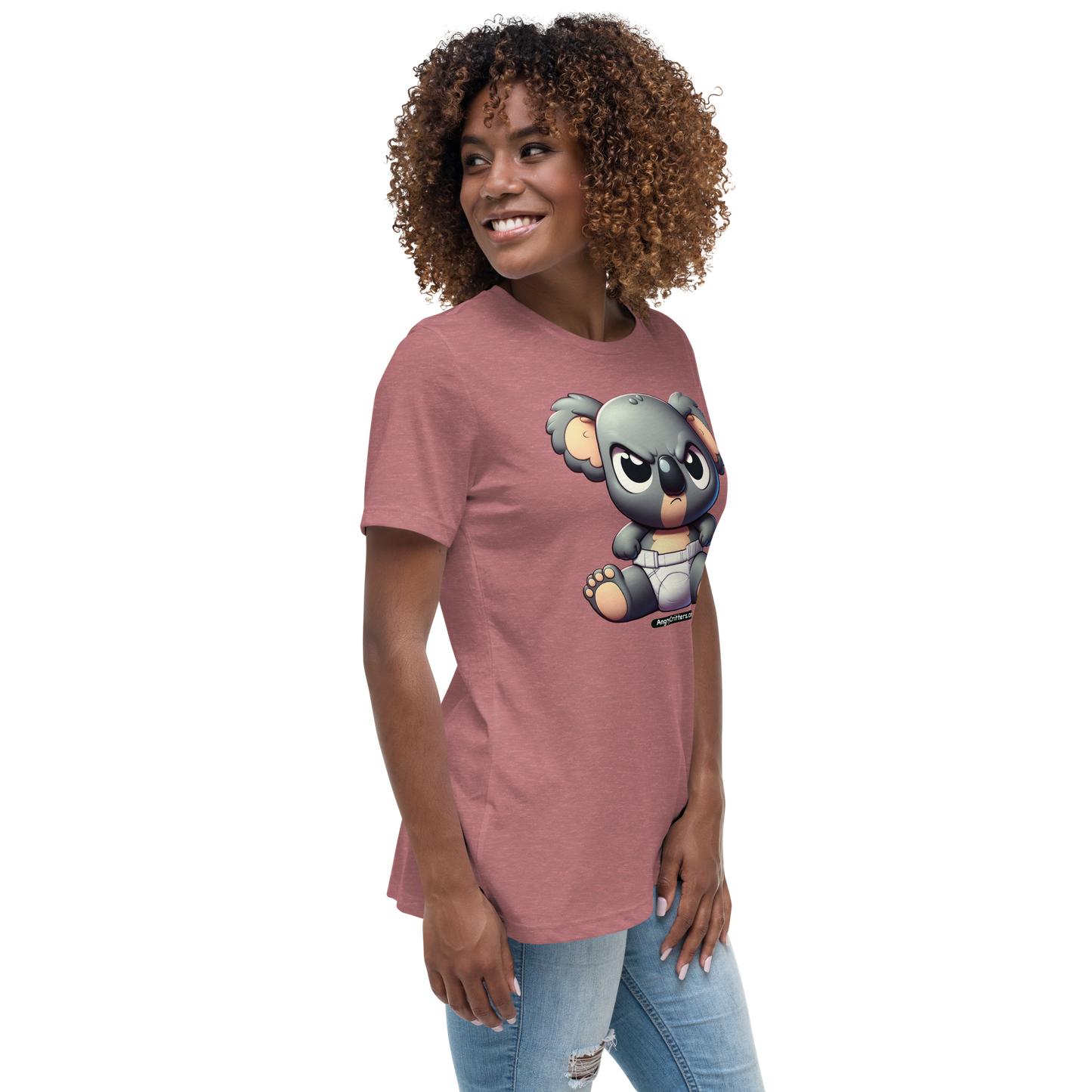 Angry Critters - Koala Baby, Women's Relaxed T-Shirt