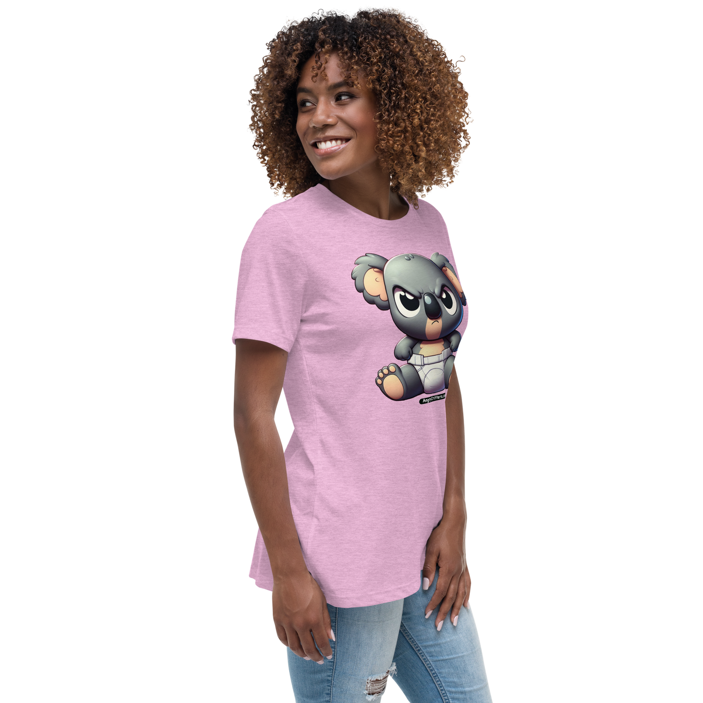 Angry Critters - Koala Baby, Women's Relaxed T-Shirt