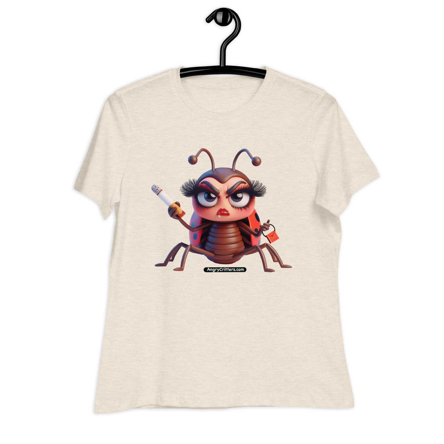 Angry Critters - That’s No Ladybug, Women's Relaxed T-Shirt