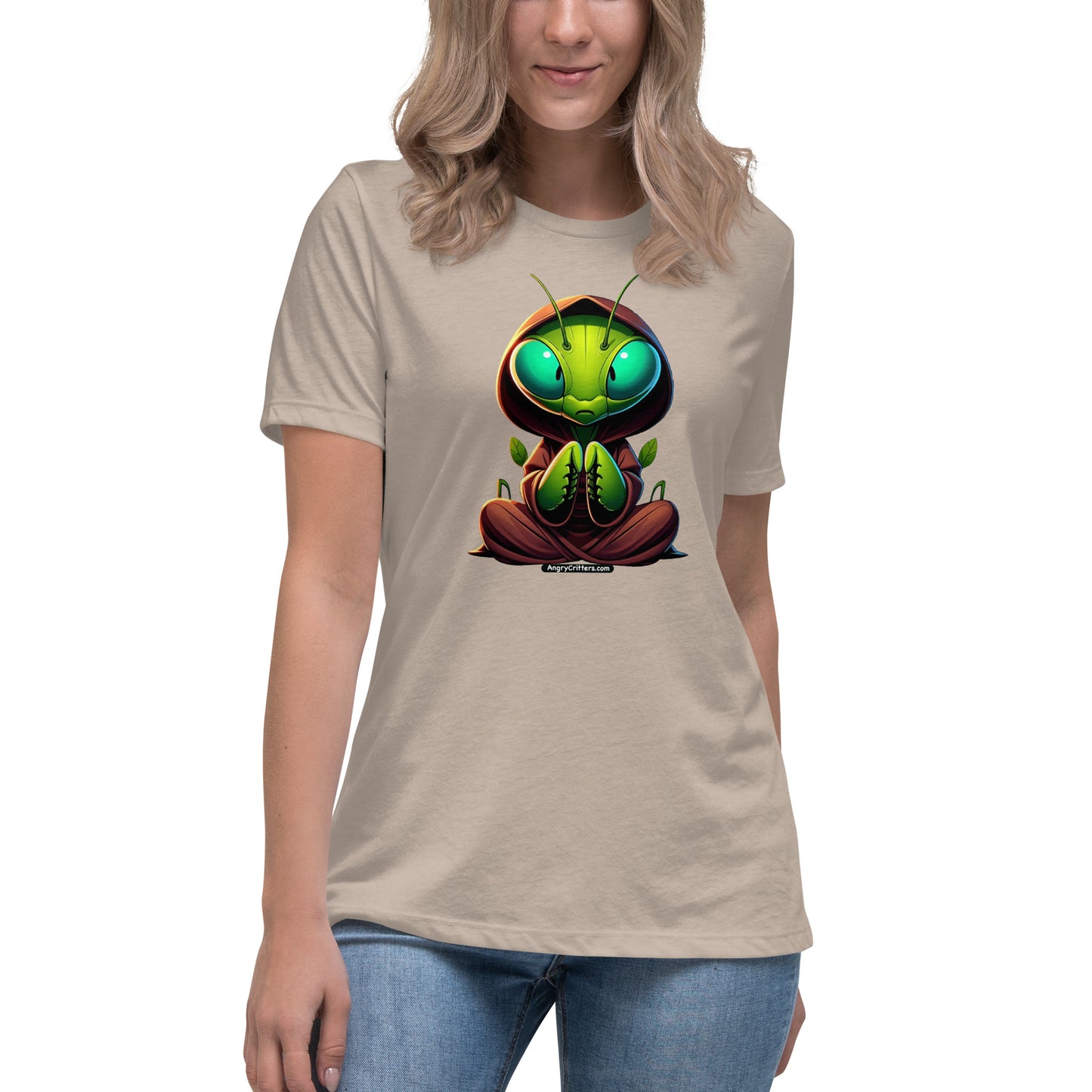 Angry Critters - Praying Mantis Praying Women's Relaxed T-Shirt