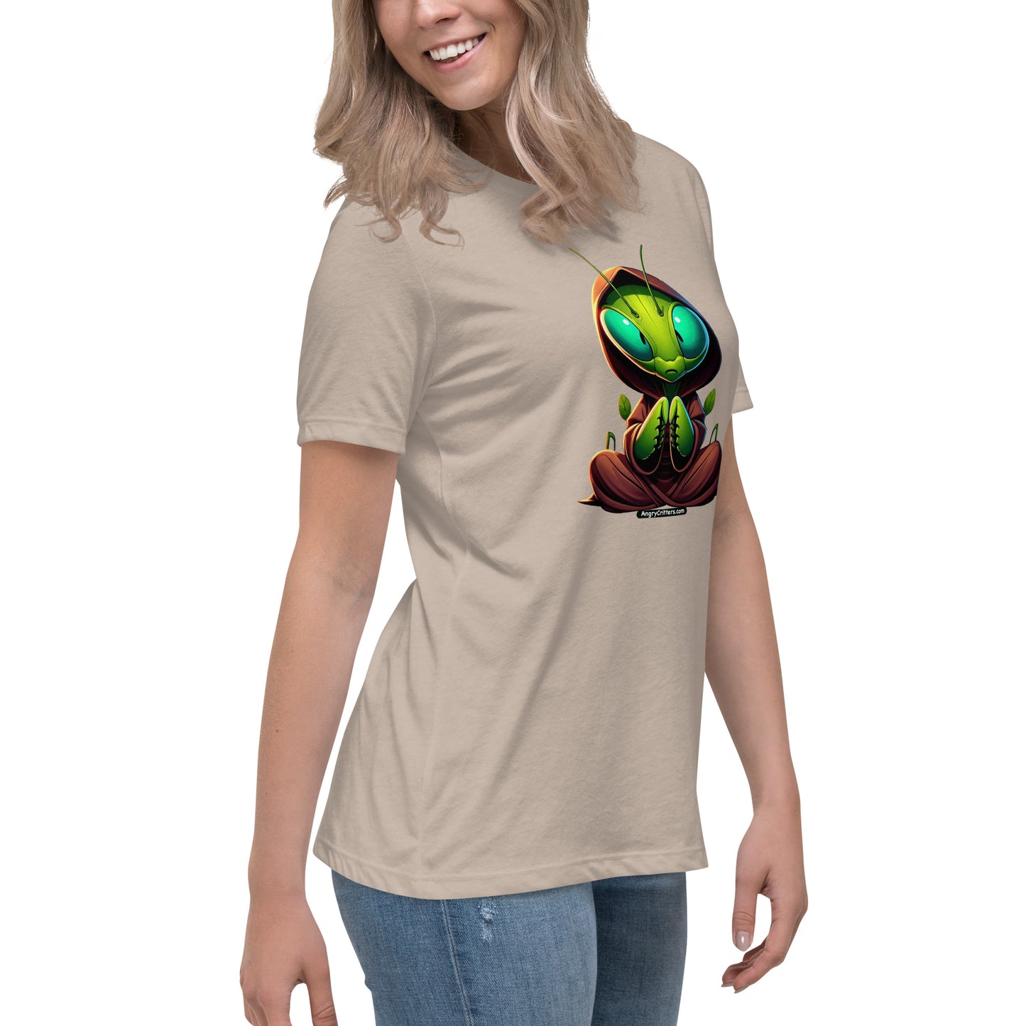 Angry Critters - Praying Mantis Praying Women's Relaxed T-Shirt