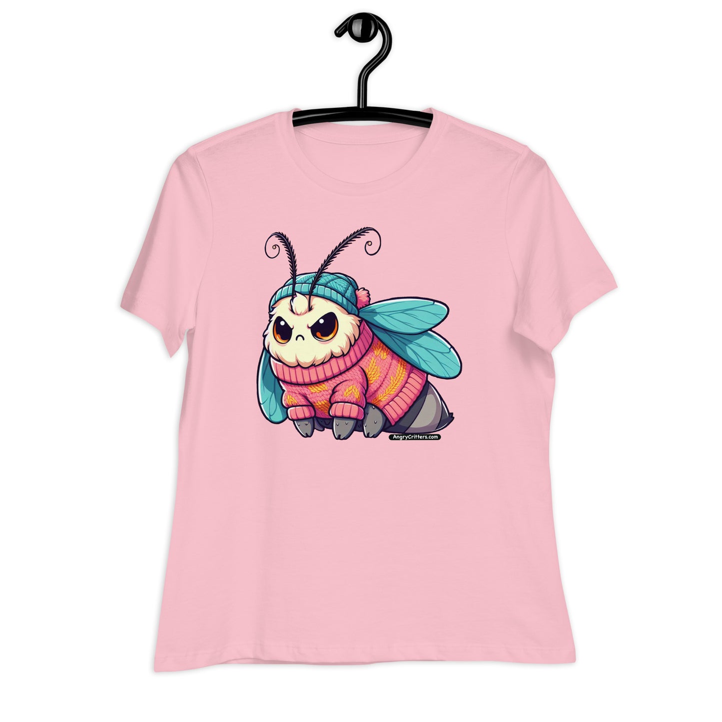 Angry Critters - Moth in a Sweater Women's Relaxed T-Shirt