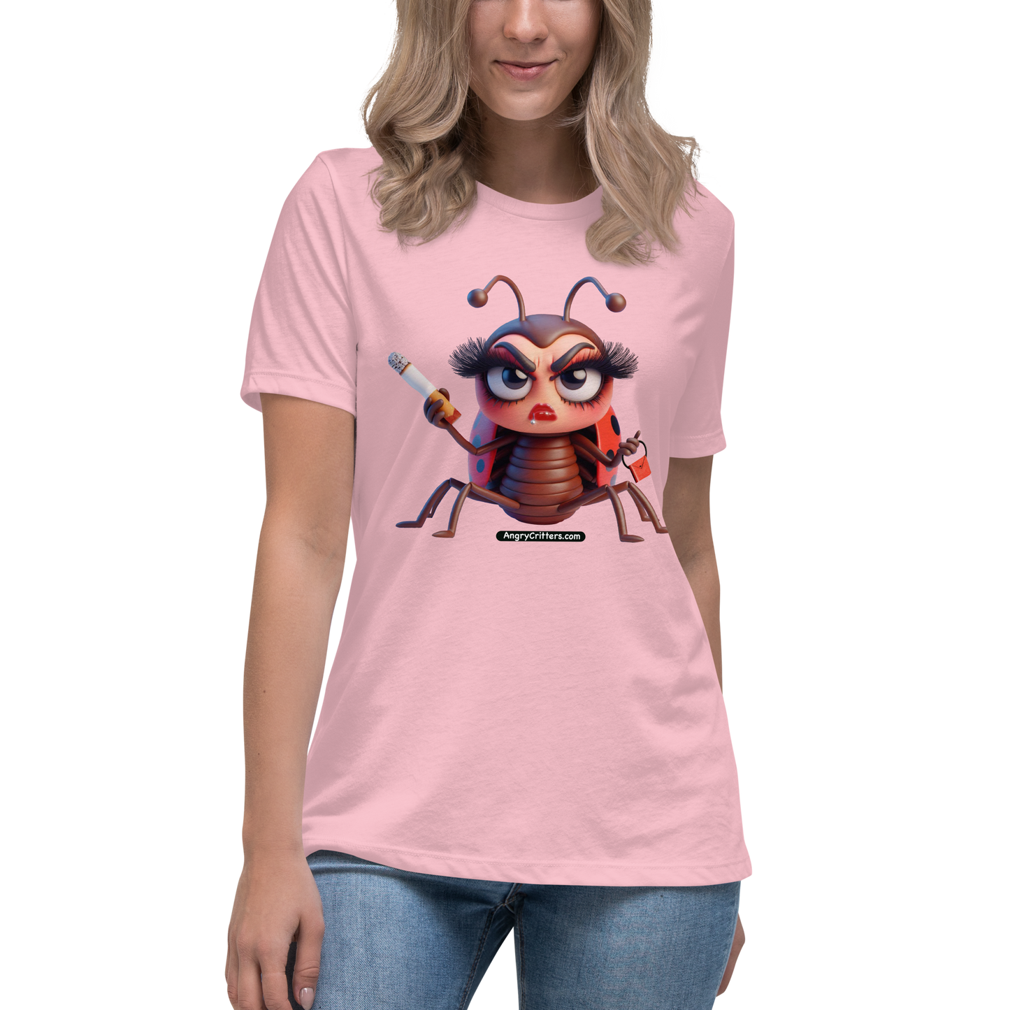 Angry Critters - That’s No Ladybug, Women's Relaxed T-Shirt