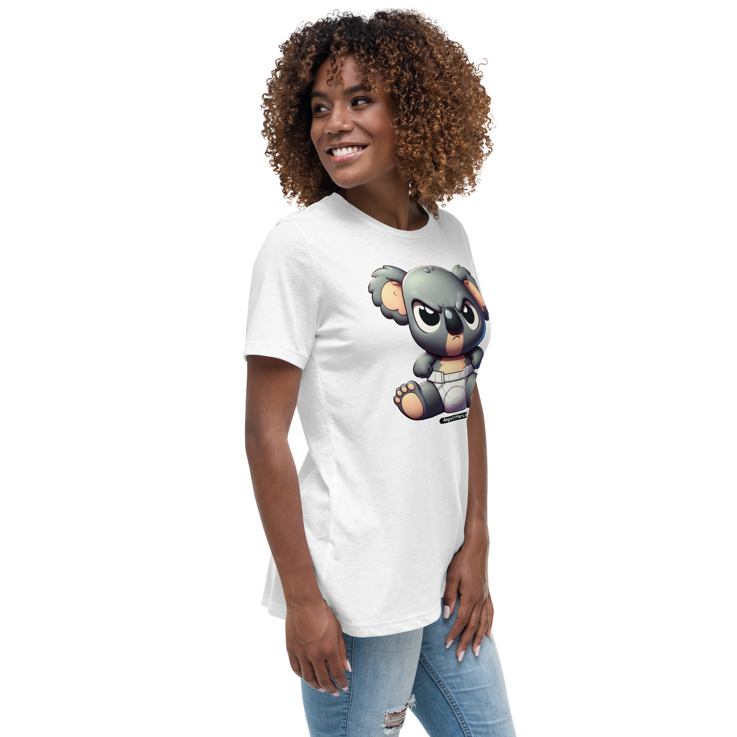 Angry Critters - Koala Baby, Women's Relaxed T-Shirt